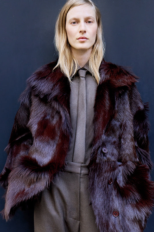 Nivala Faux Fur Hooded Jacket - Black – The Frankie Shop Europe