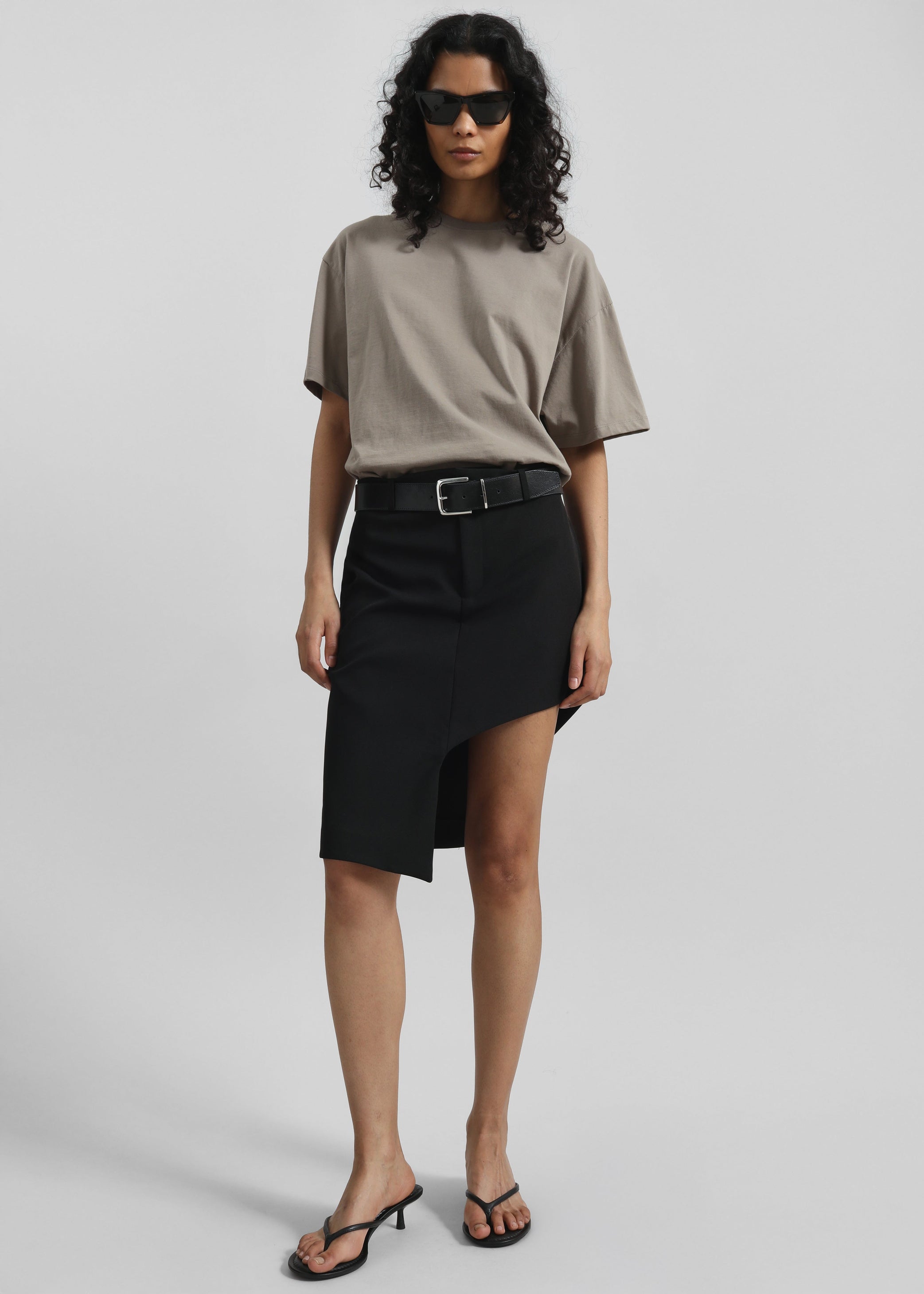 Shop the look image for Thane Classic Cotton Tee - Taupe