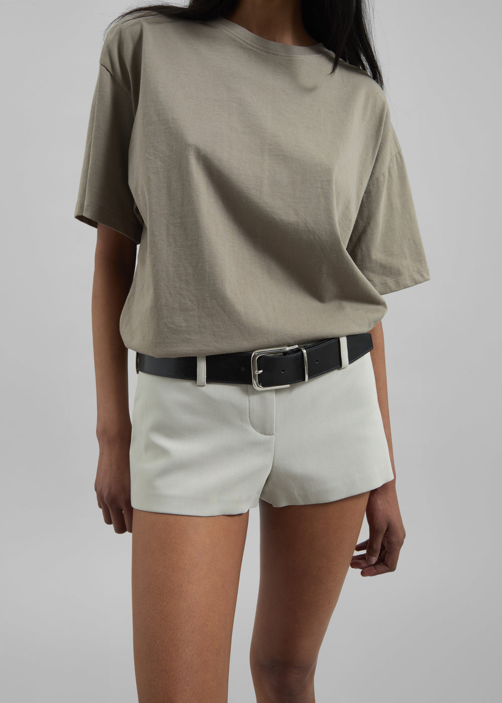 Thane Classic Cotton Tee - Taupe - 1