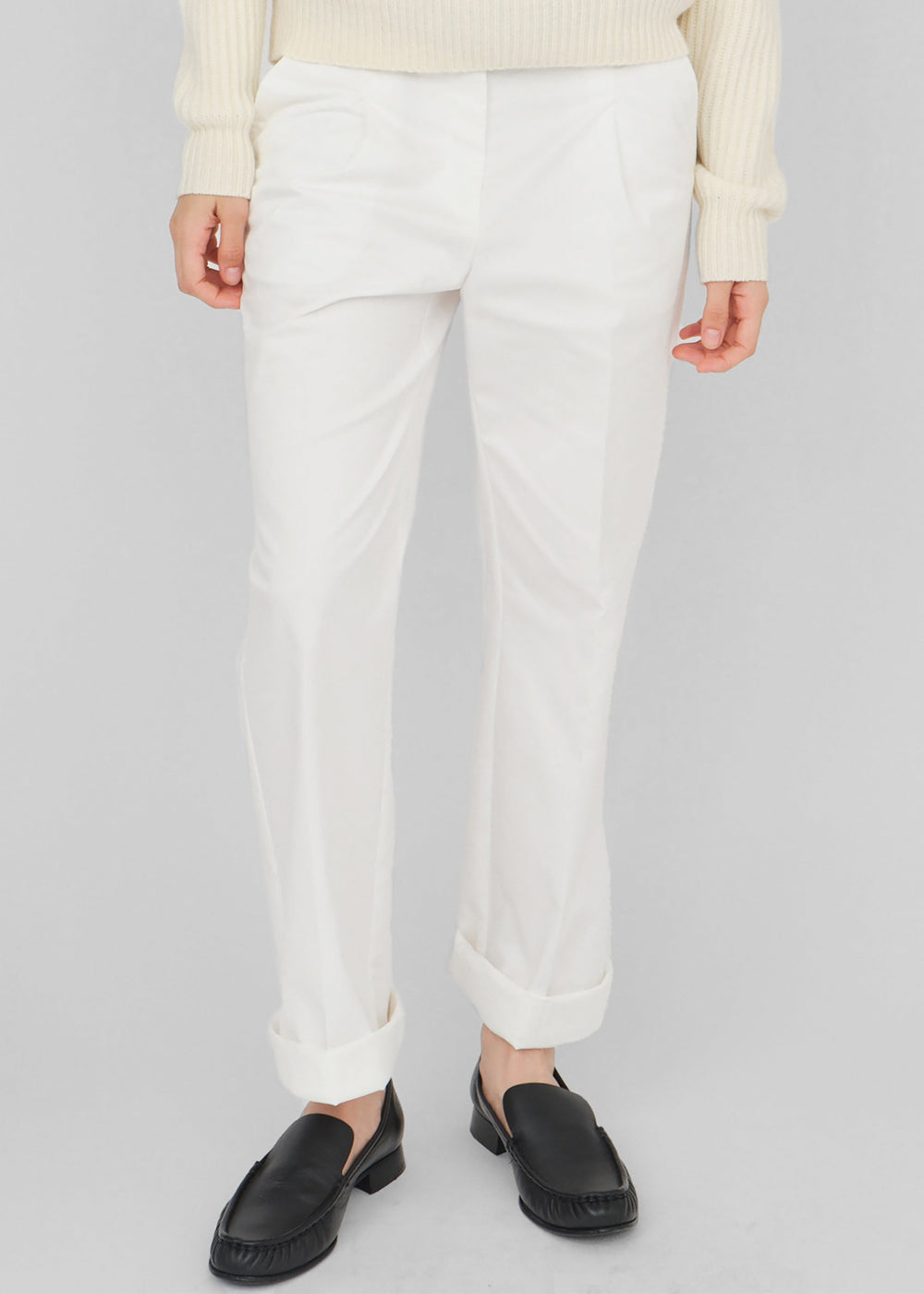 The Garment Avelino Straight Pants - Cream - 1