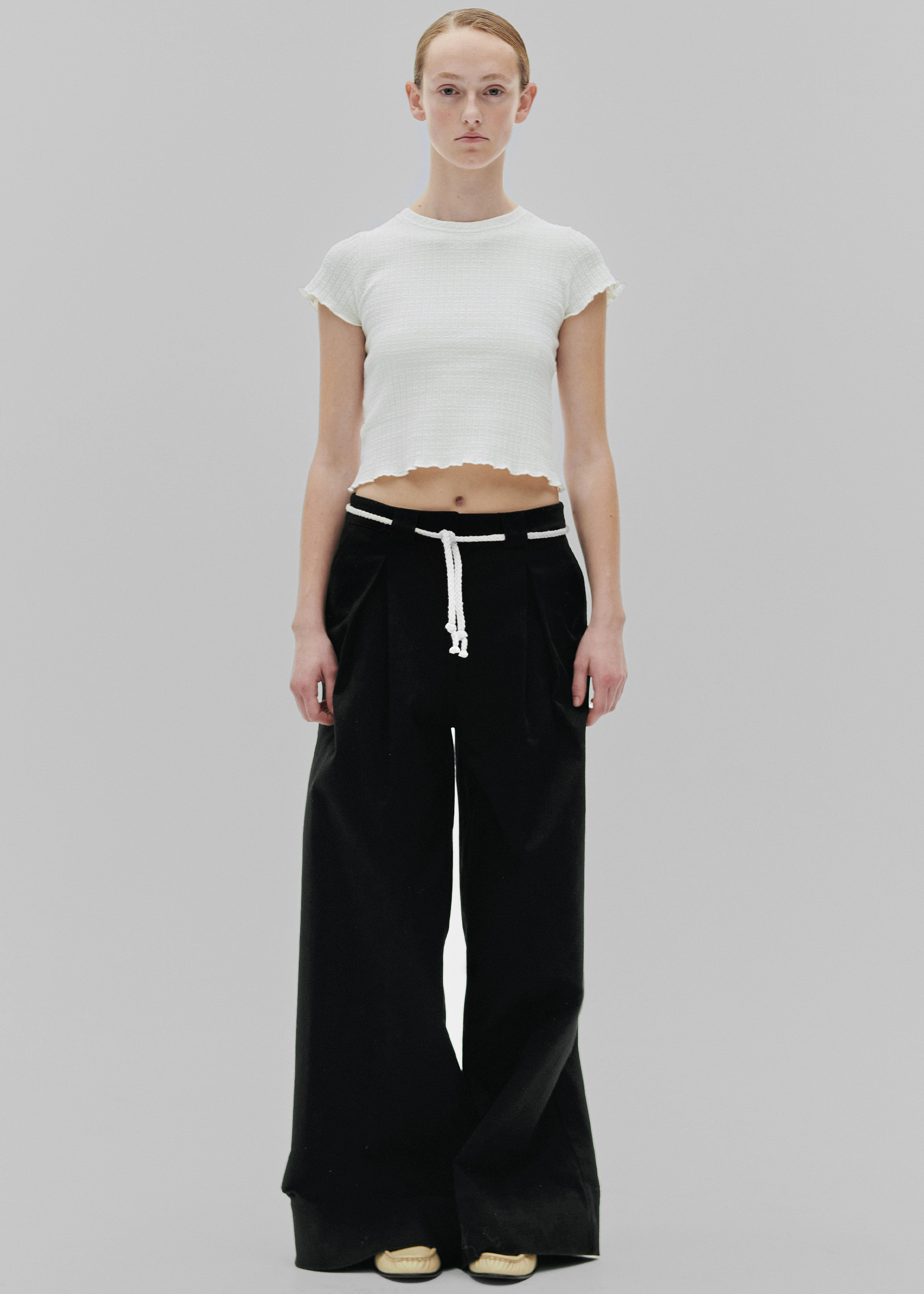 The Garment Cassano Wide Pants - Black - 6