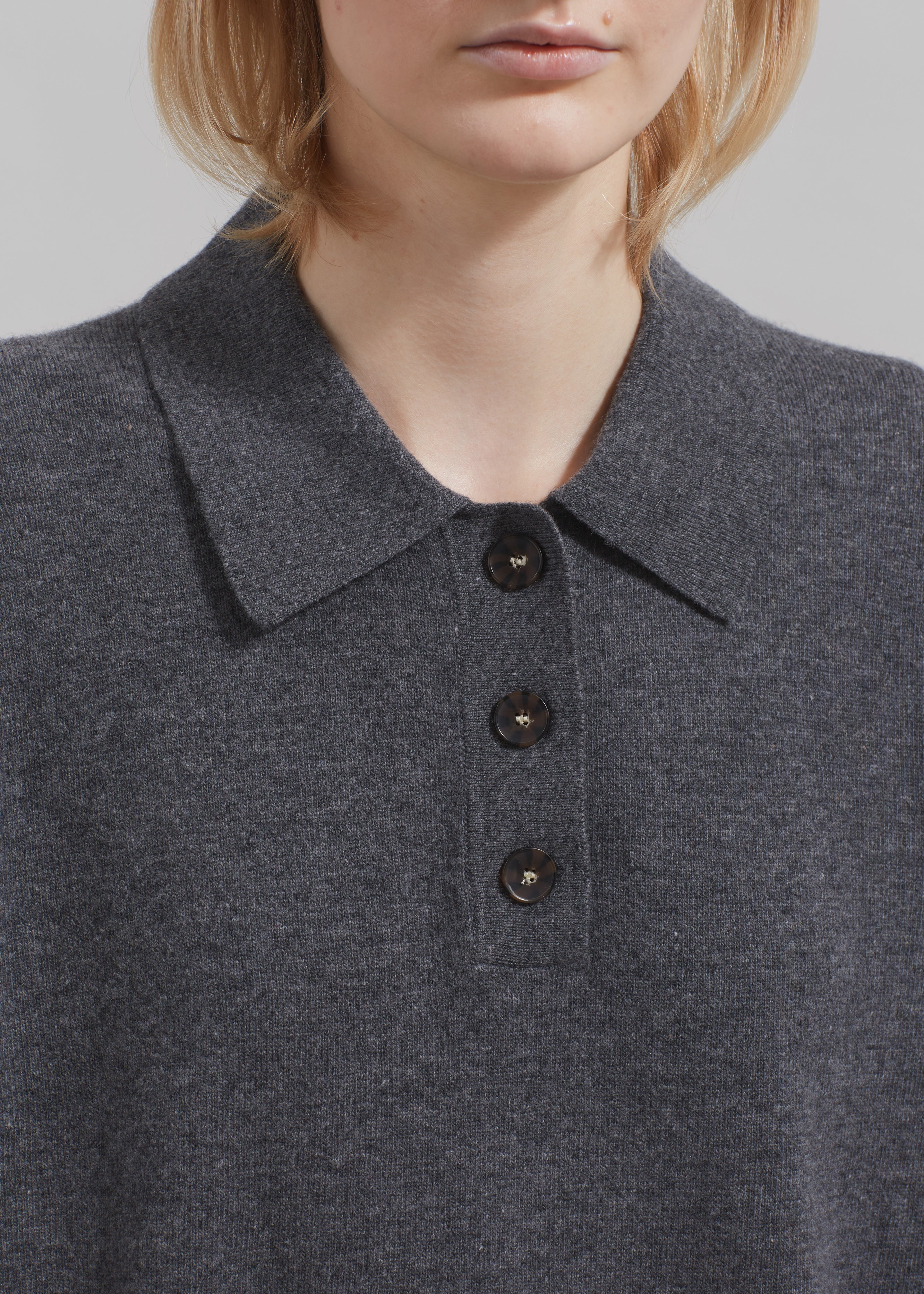 The Garment Como Polo - Grey Melange - 3