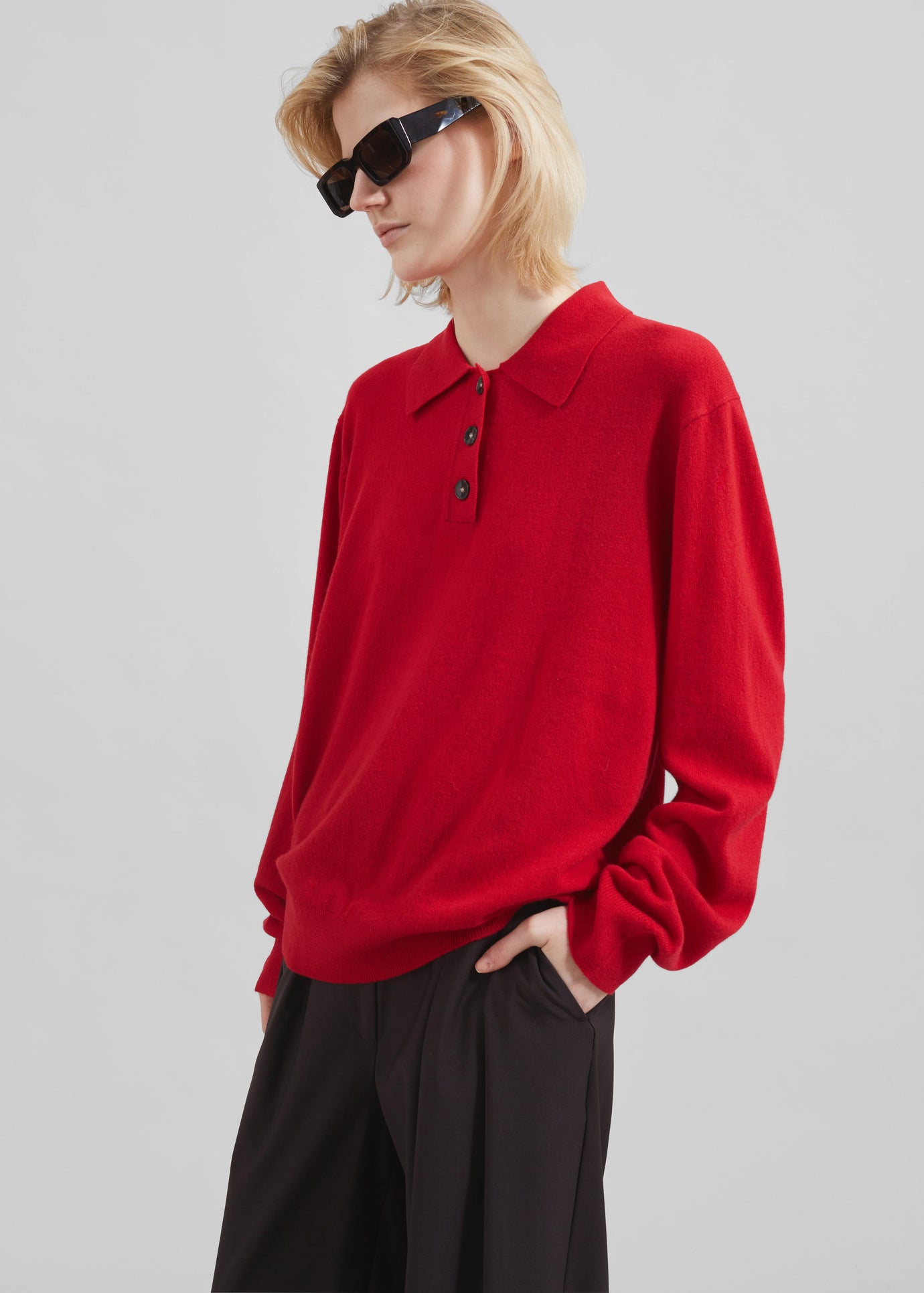 The Garment Como Polo - Red - 1