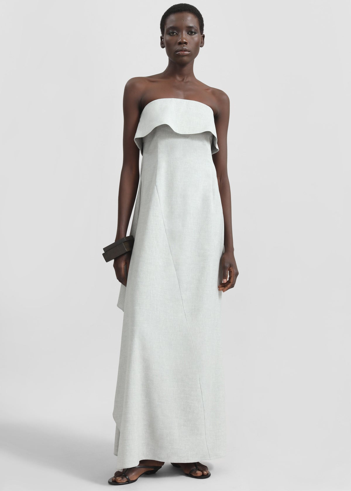 The Garment Gabriel Gown - Light Grey - 1