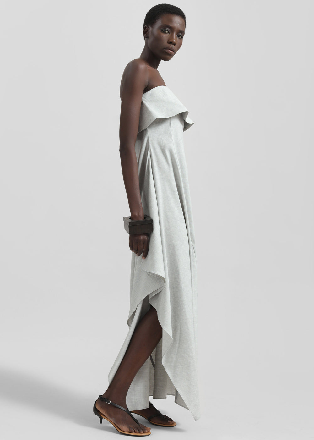 The Garment Gabriel Gown - Light Grey - 1