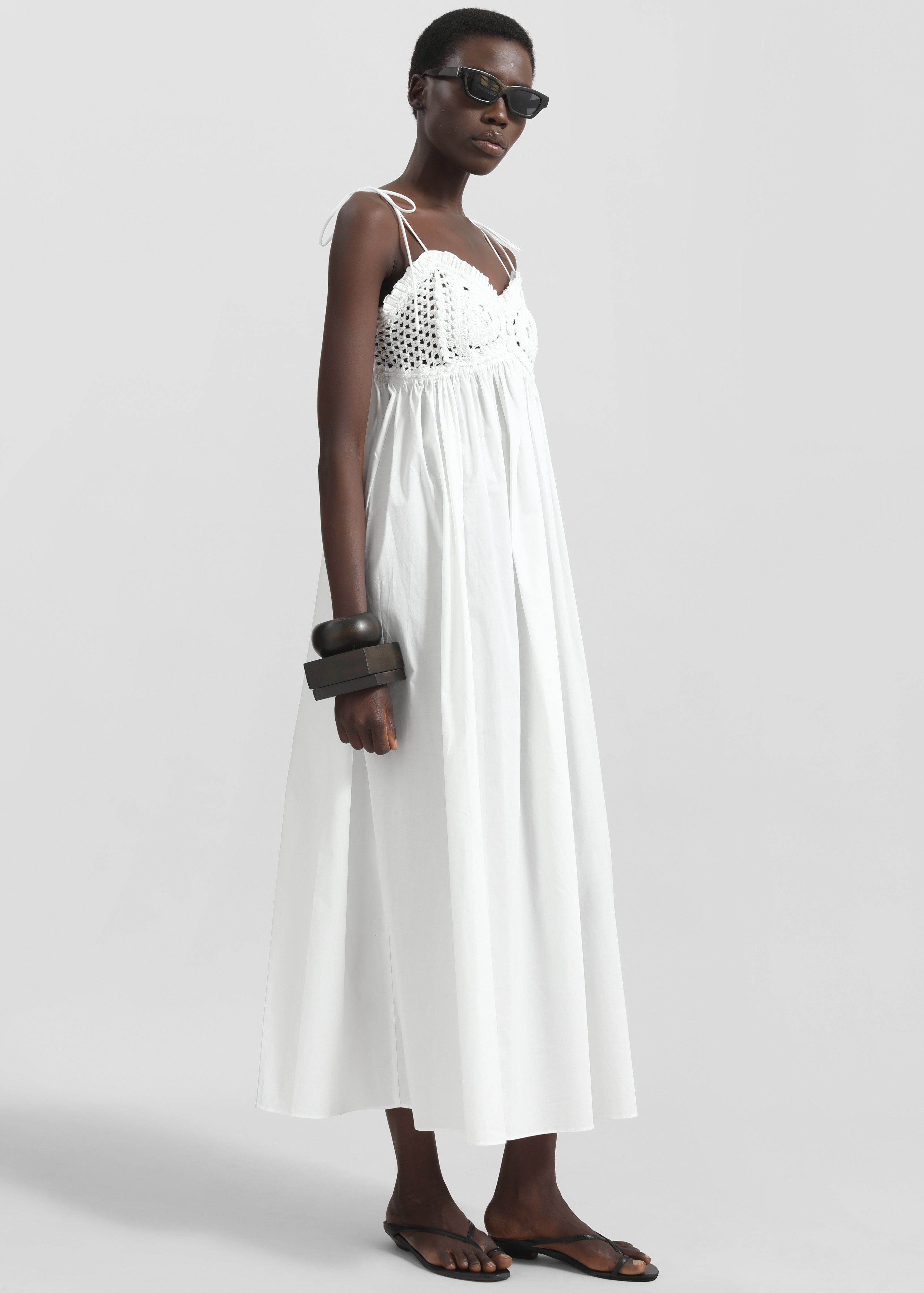 The Garment Kirsten Crochet Dress - White - 1
