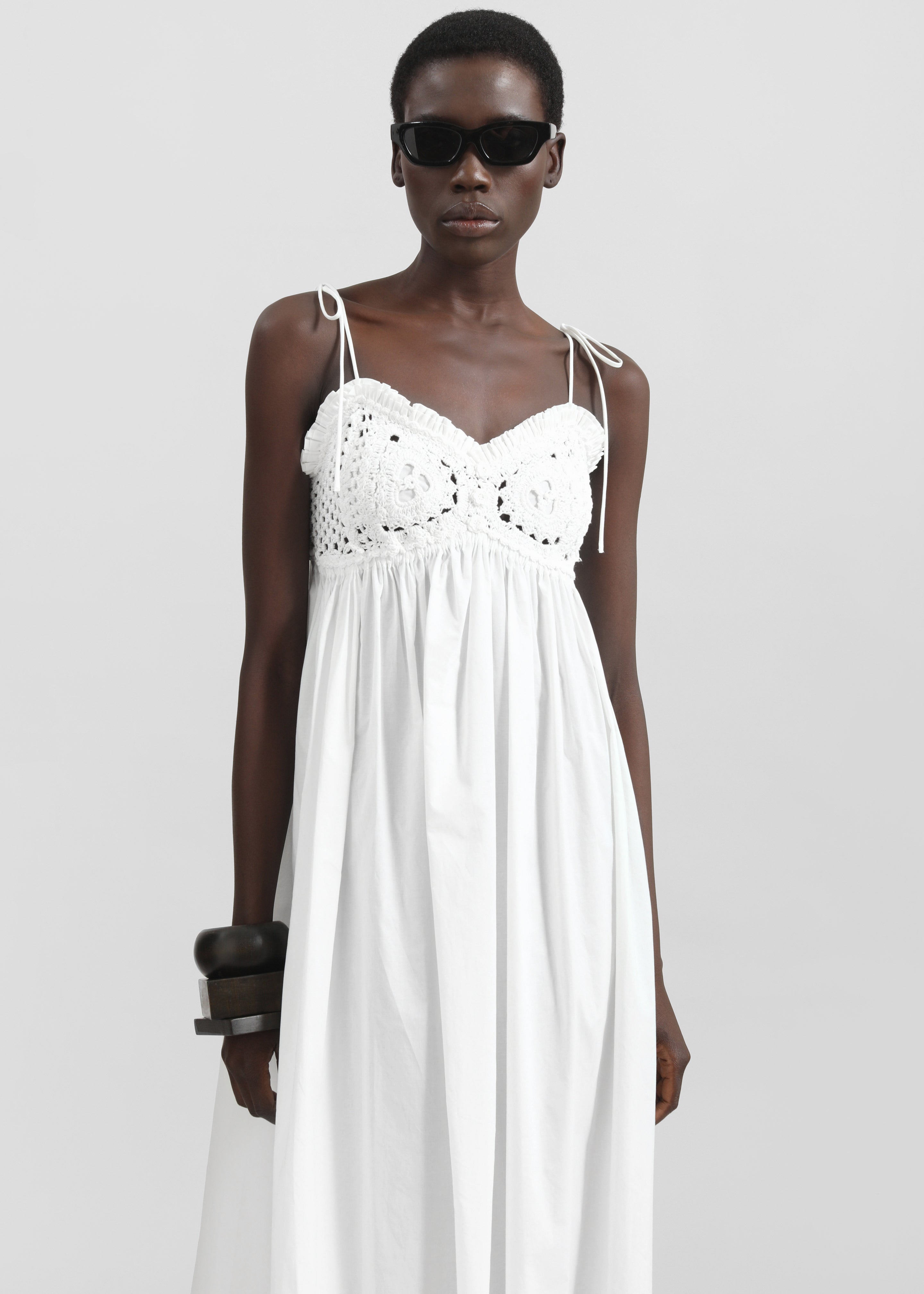 The Garment Kirsten Crochet Dress - White - 2