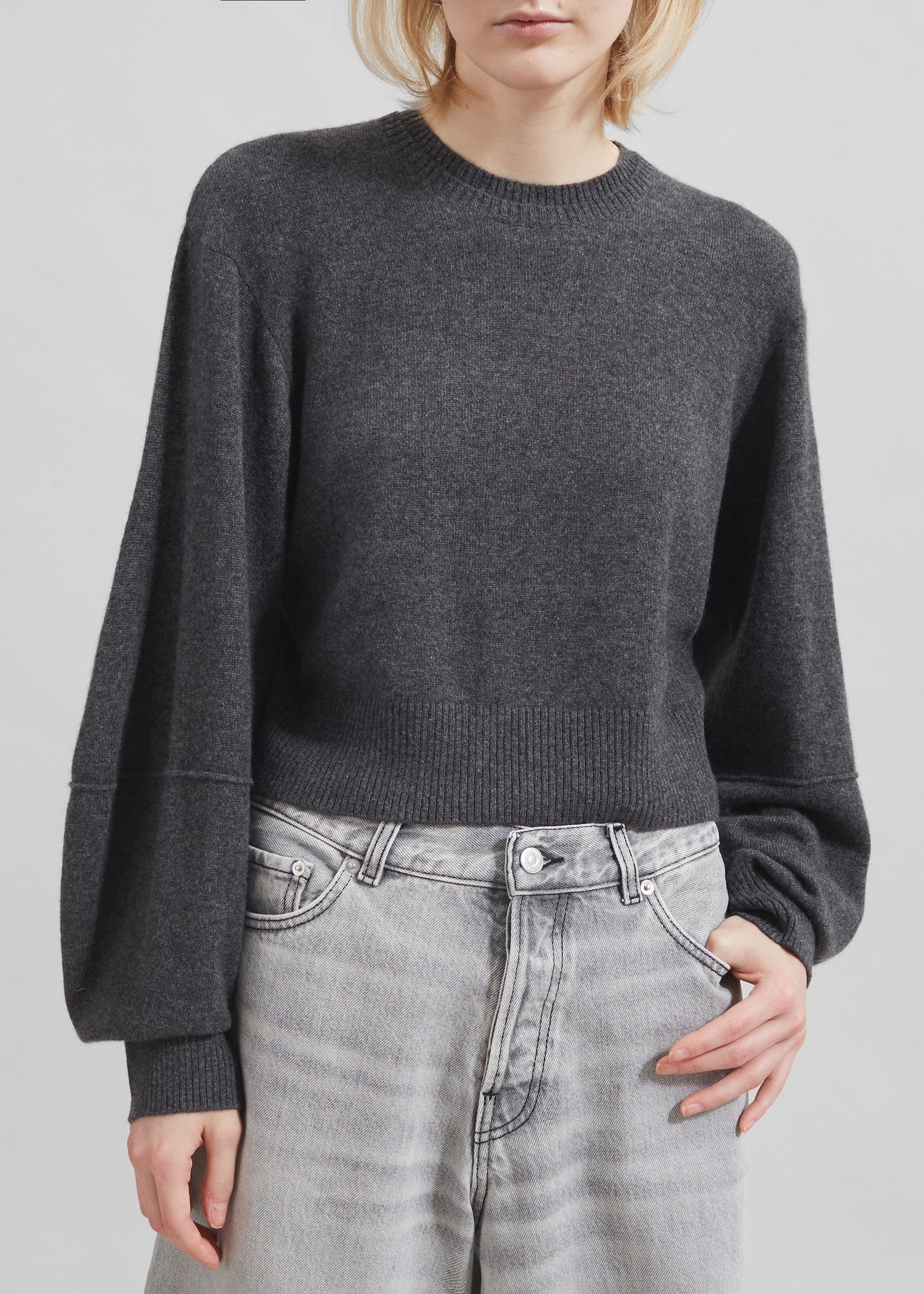 The Garment Piemonte Sweater - Grey Melange - 1