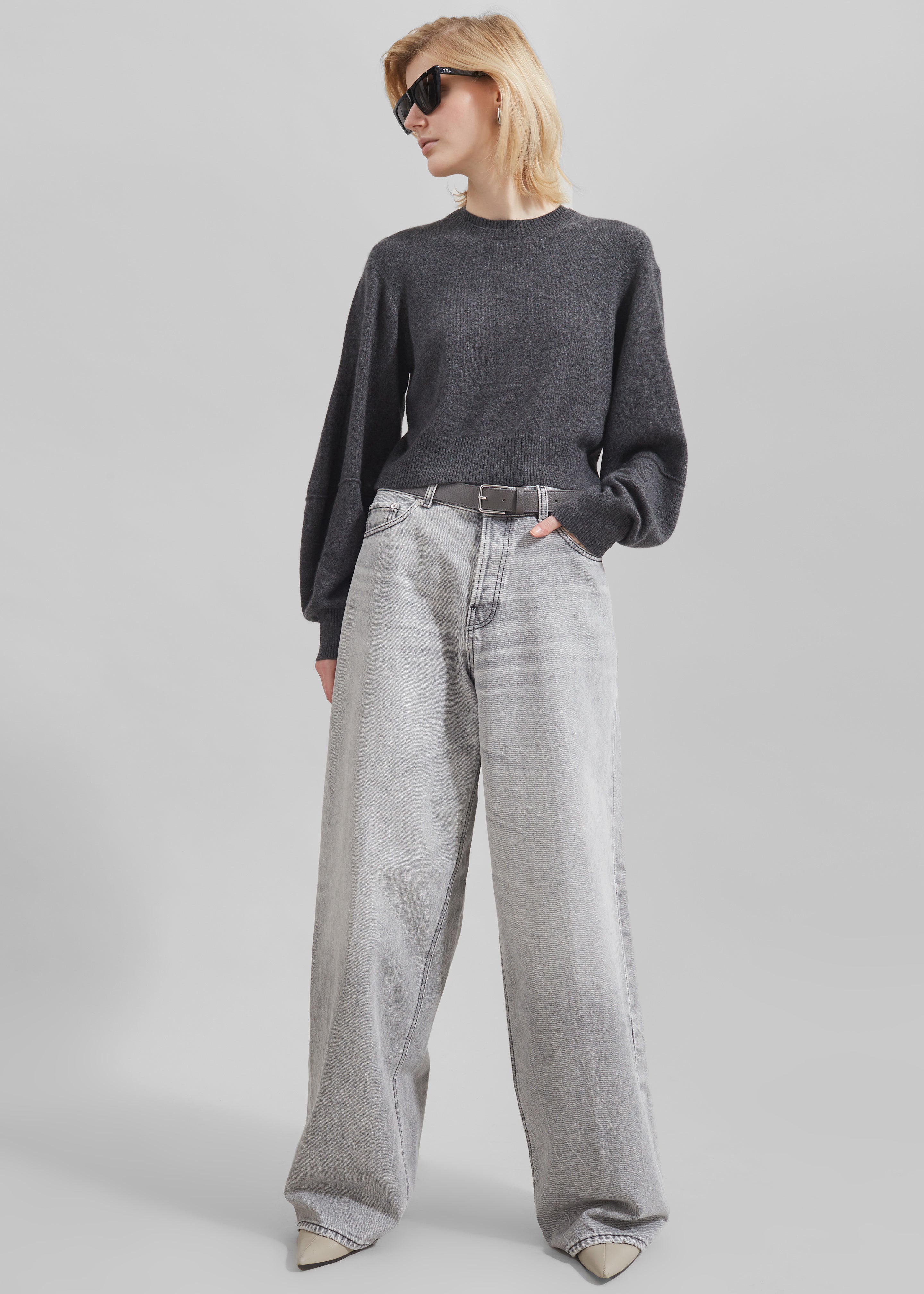 The Garment Piemonte Sweater - Grey Melange - 4