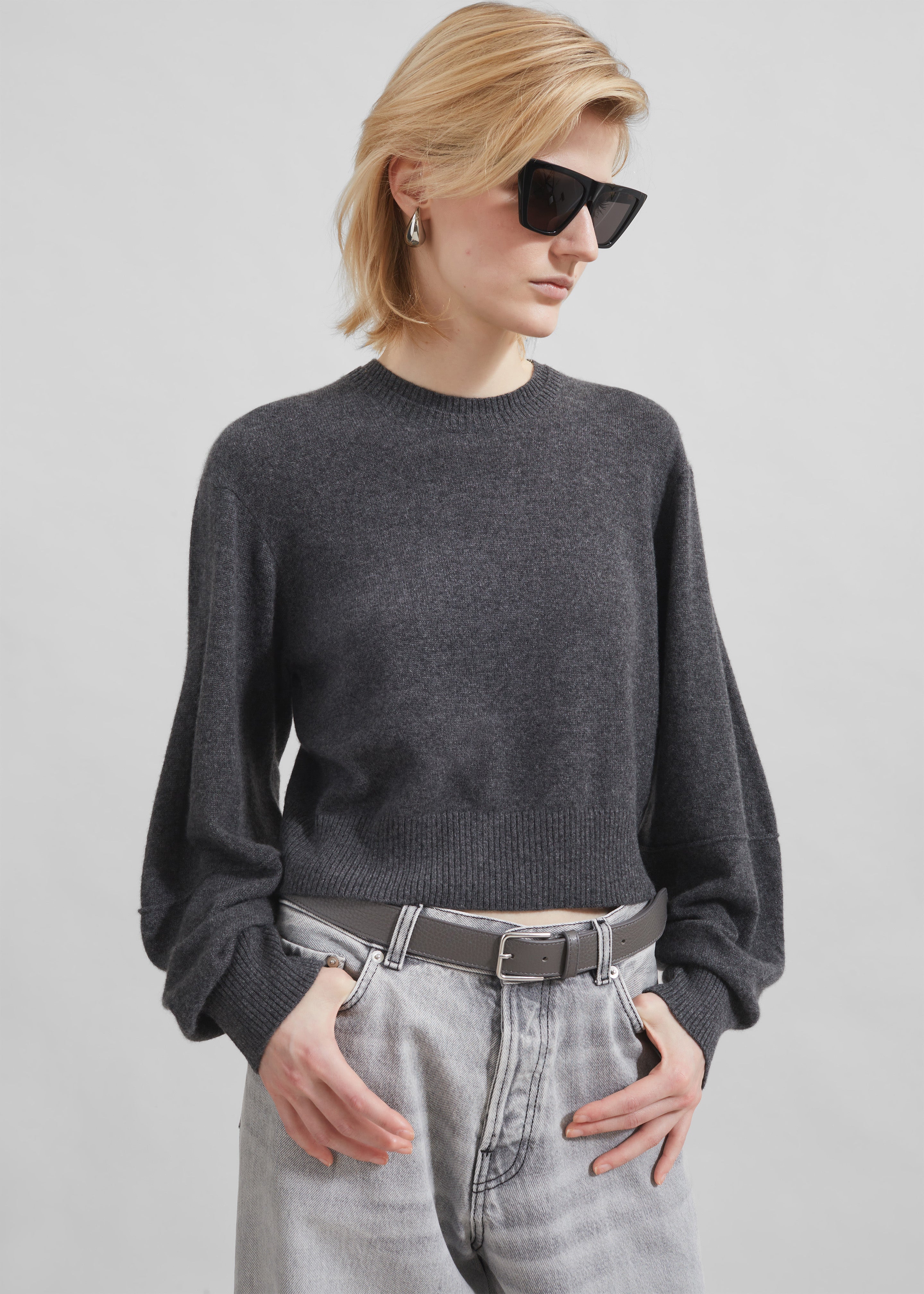 The Garment Piemonte Sweater - Grey Melange - 1