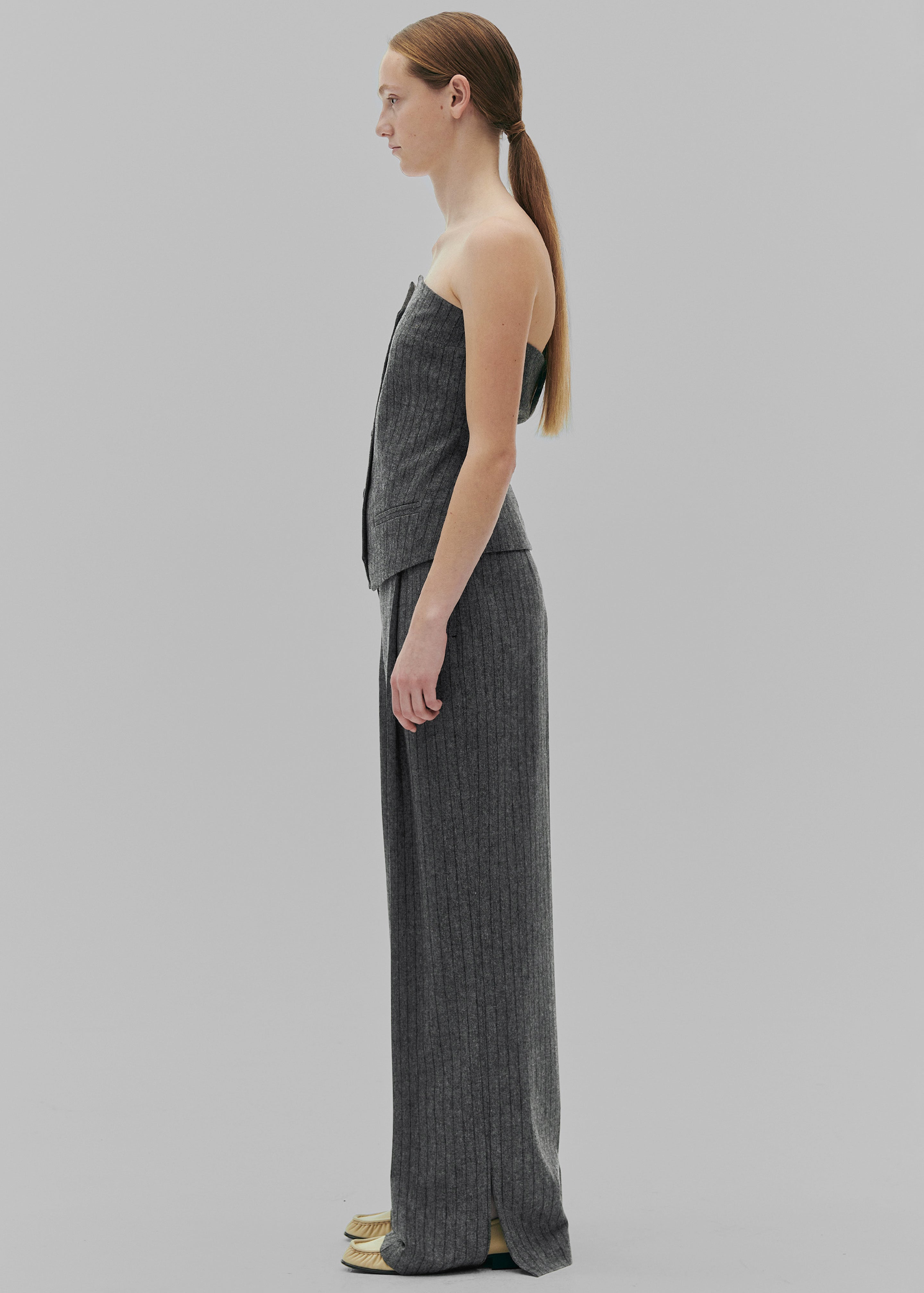 The Garment Tilda Pants - Grey/Black Stripe - 8