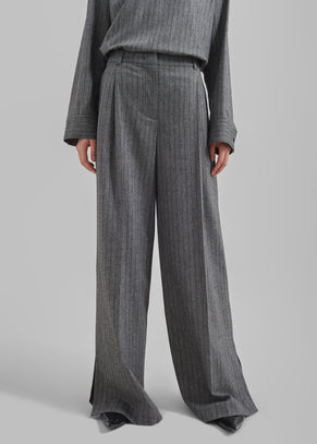 The Garment Tilda Pants - Grey/Black Stripe