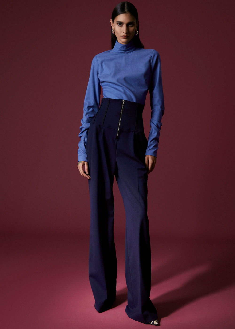 TheLatest Cloe Pants - Night Blue