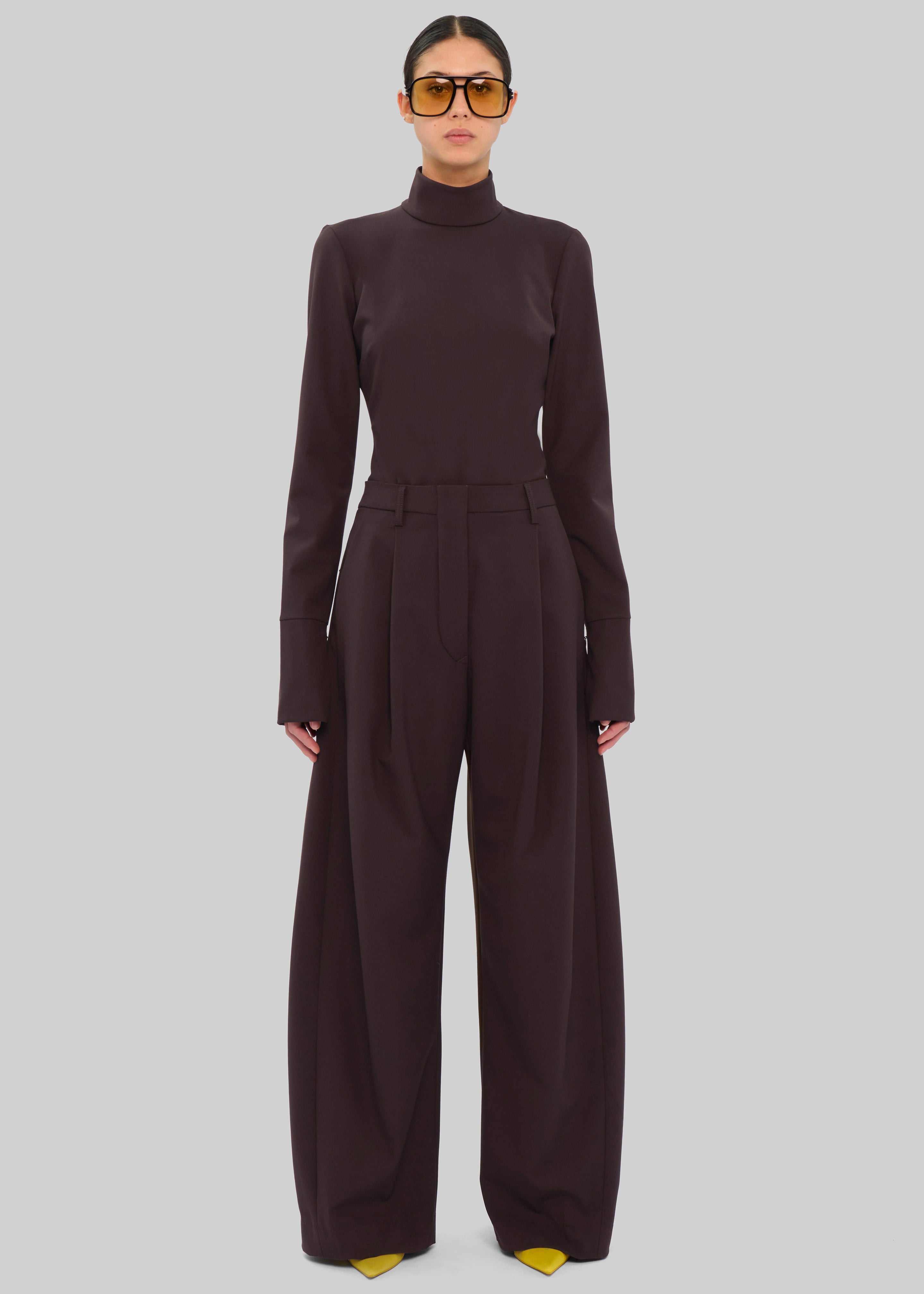 TheLatest Billie Wool Trousers - Brown - 6