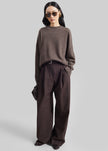 TheLatest Billie Wool Trousers - Brown