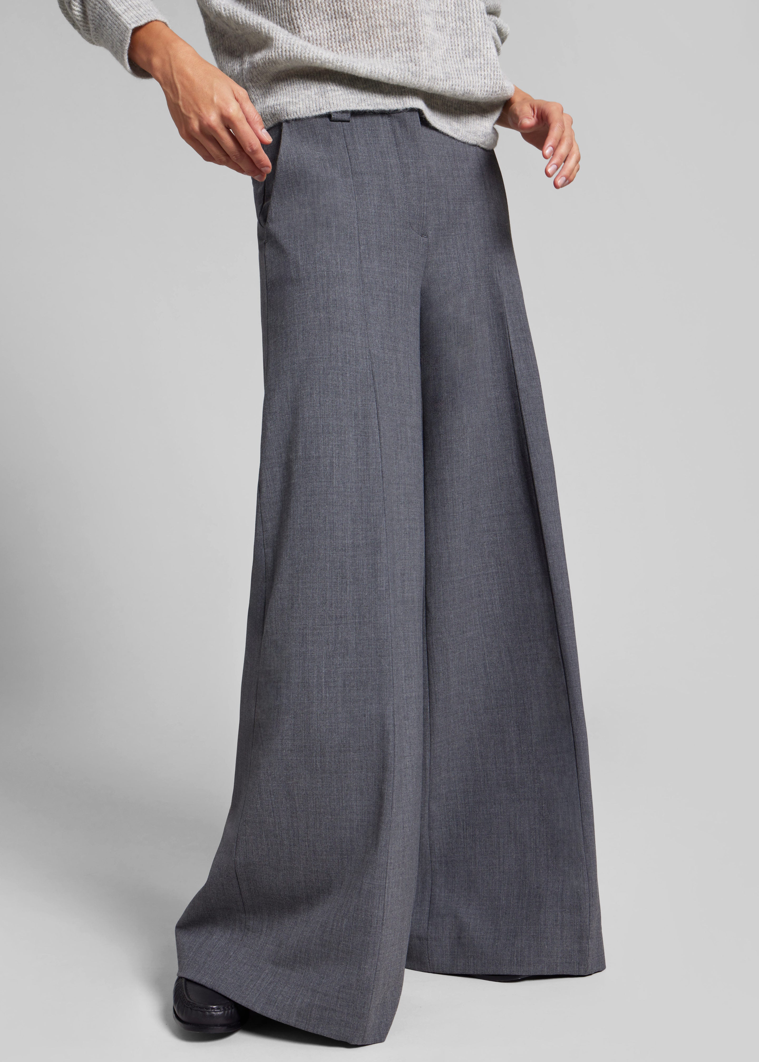 TheLatest C-Alma Pants - Medium Grey - 2