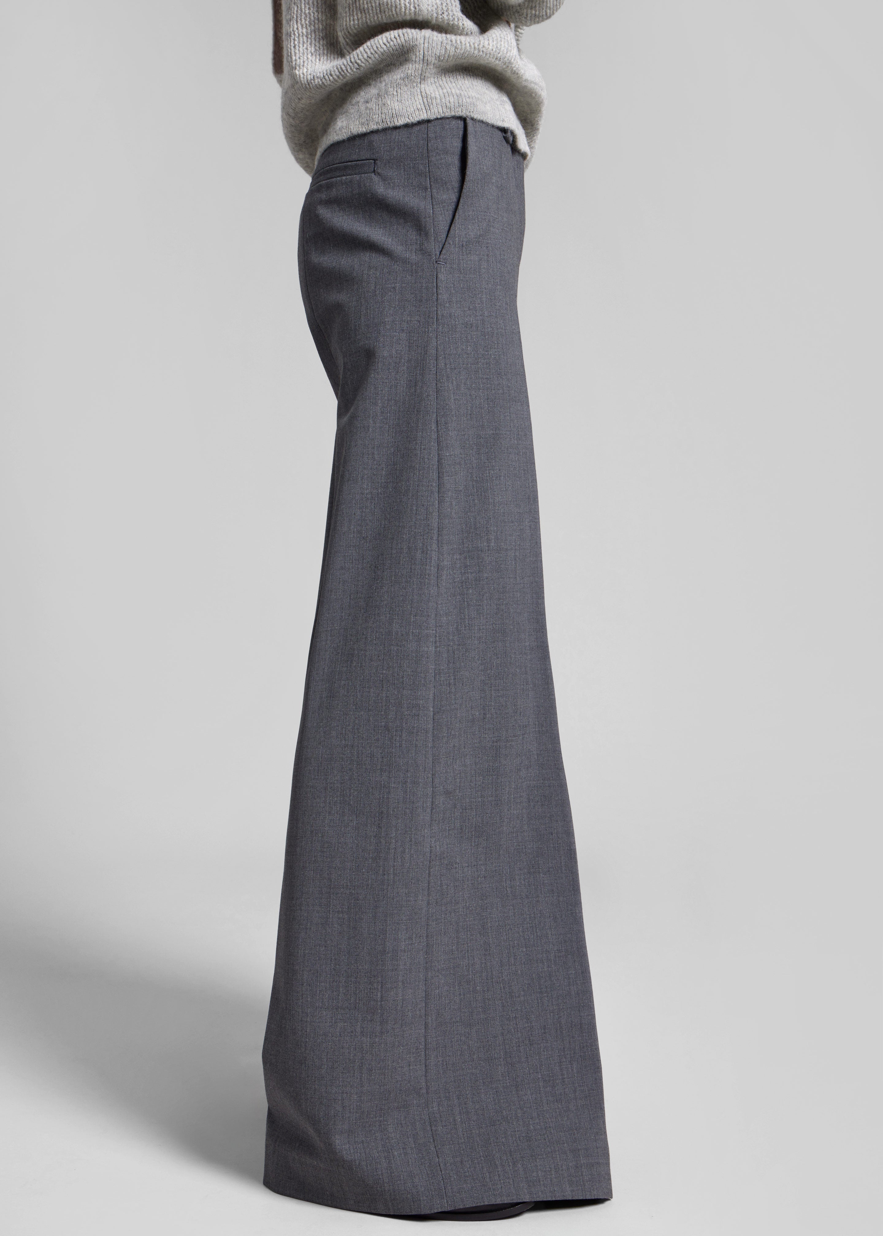 TheLatest C-Alma Pants - Medium Grey - 3