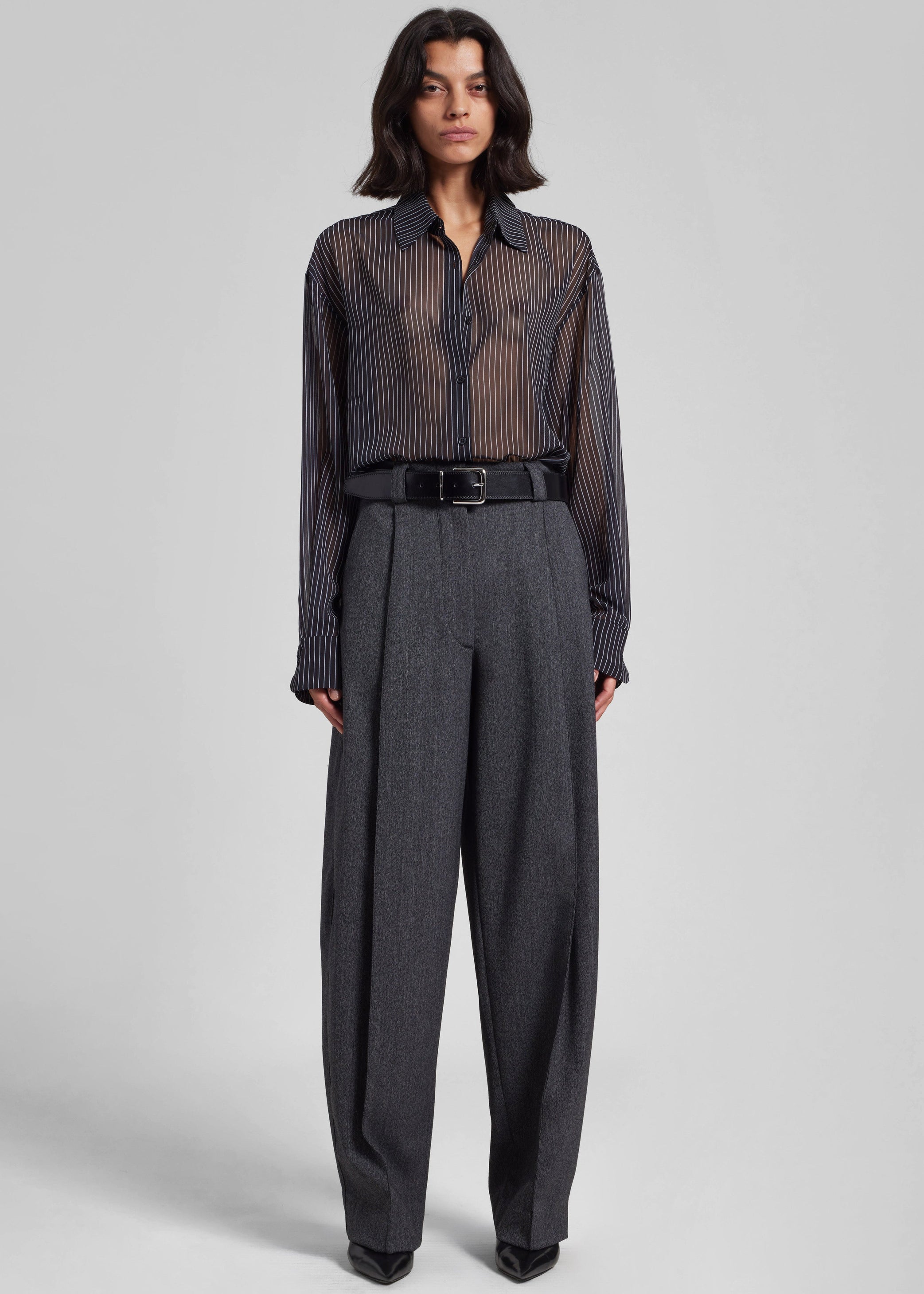 Shop the look image for TheLatest Cara Pants - Dark Grey