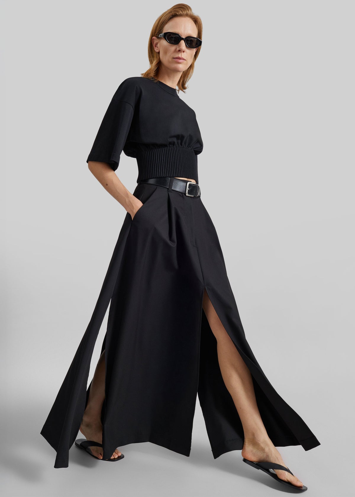 TheLatest Daisy Skirt - Black - 3