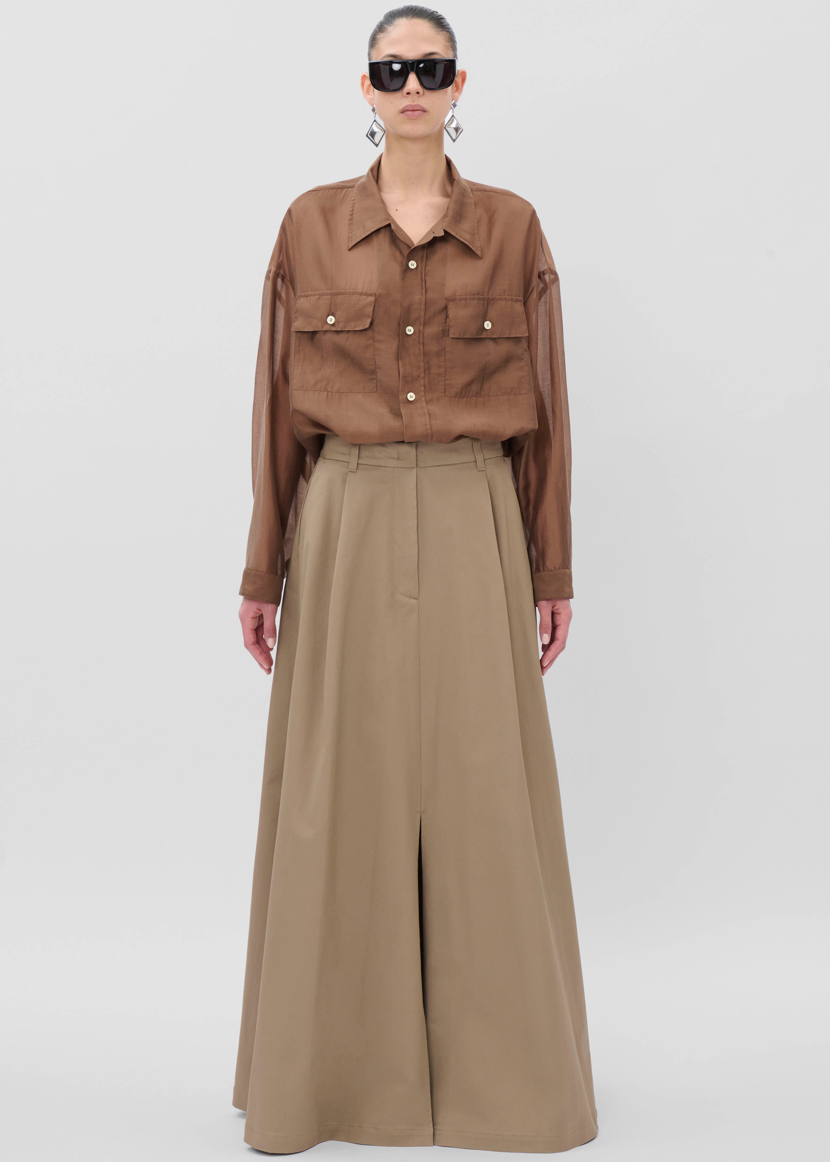 TheLatest Daisy Skirt - Cognac - 3