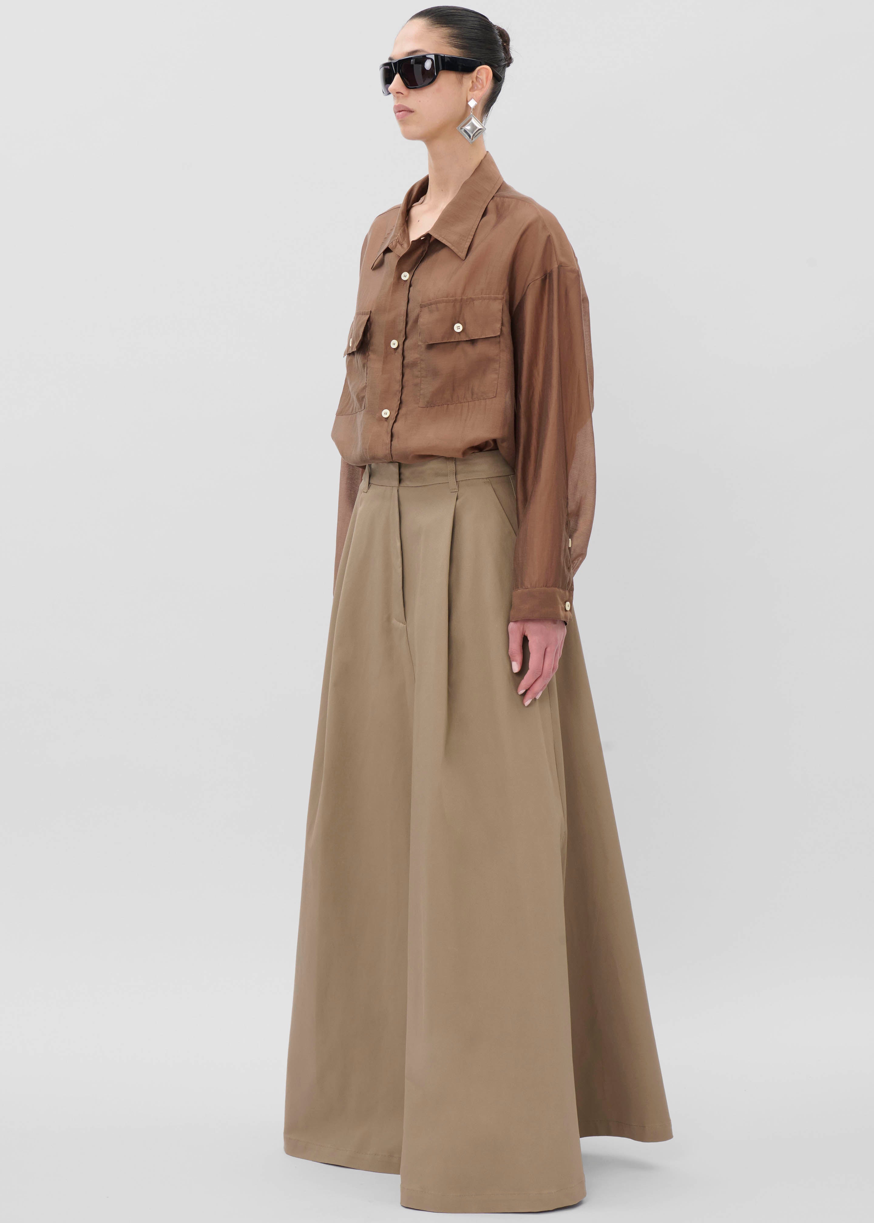 TheLatest Daisy Skirt - Cognac - 4