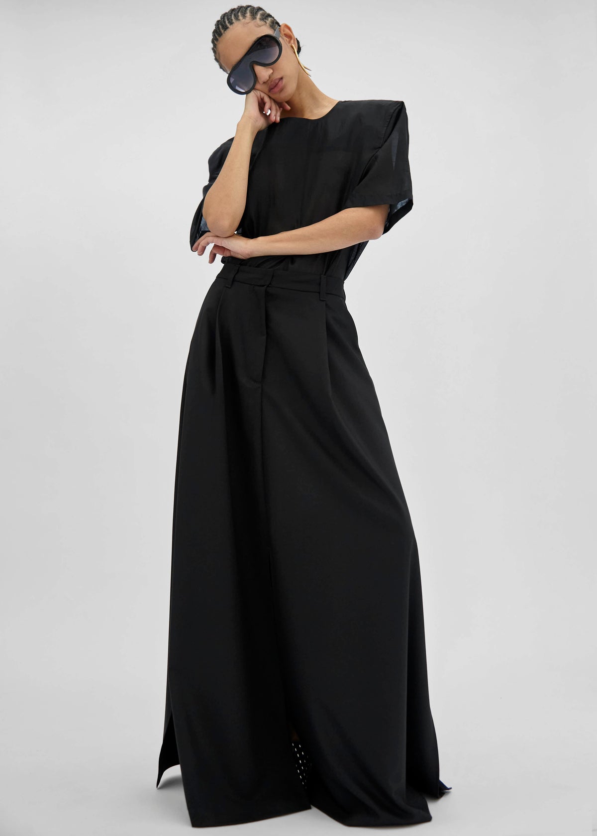 TheLatest Daisy Skirt - Black - 4
