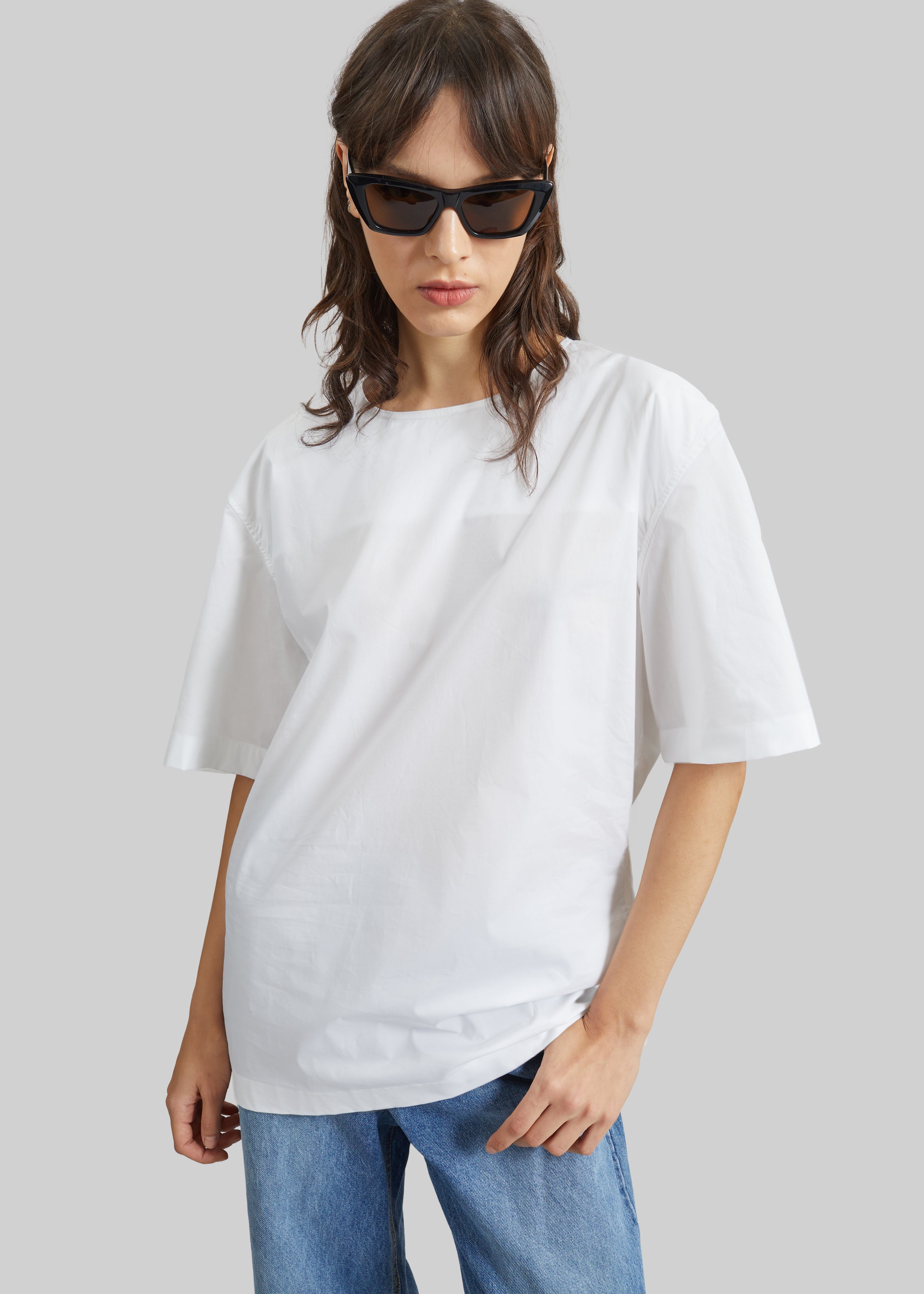 TheLatest Dean Top - White - 3