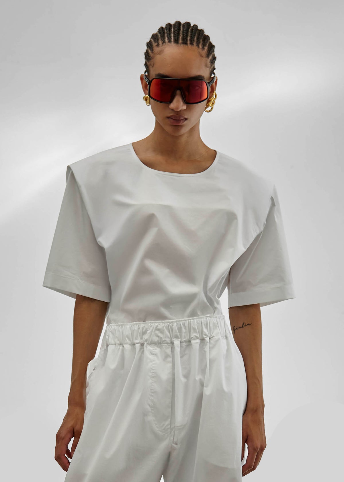 TheLatest Dean Top - White - 2