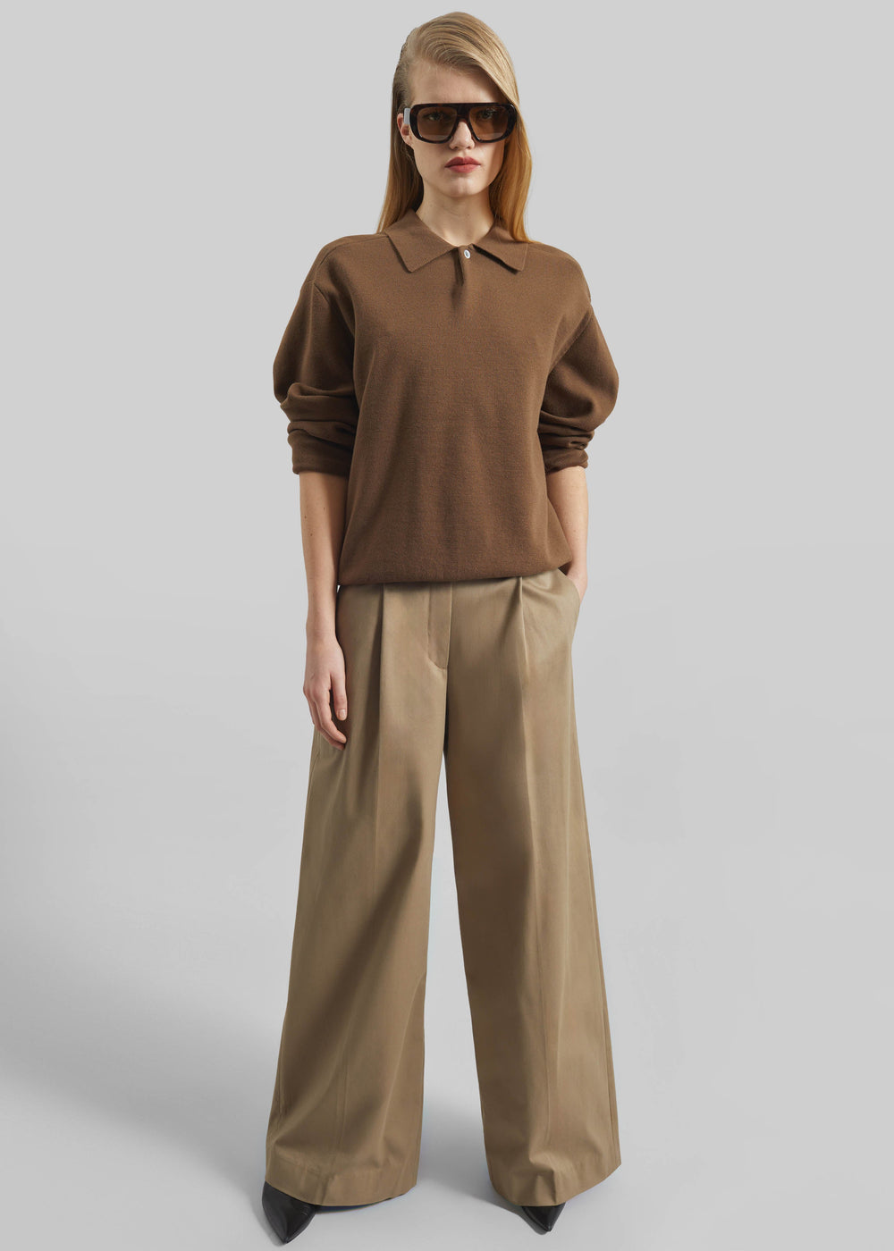 TheLatest Deva Pants - Cognac