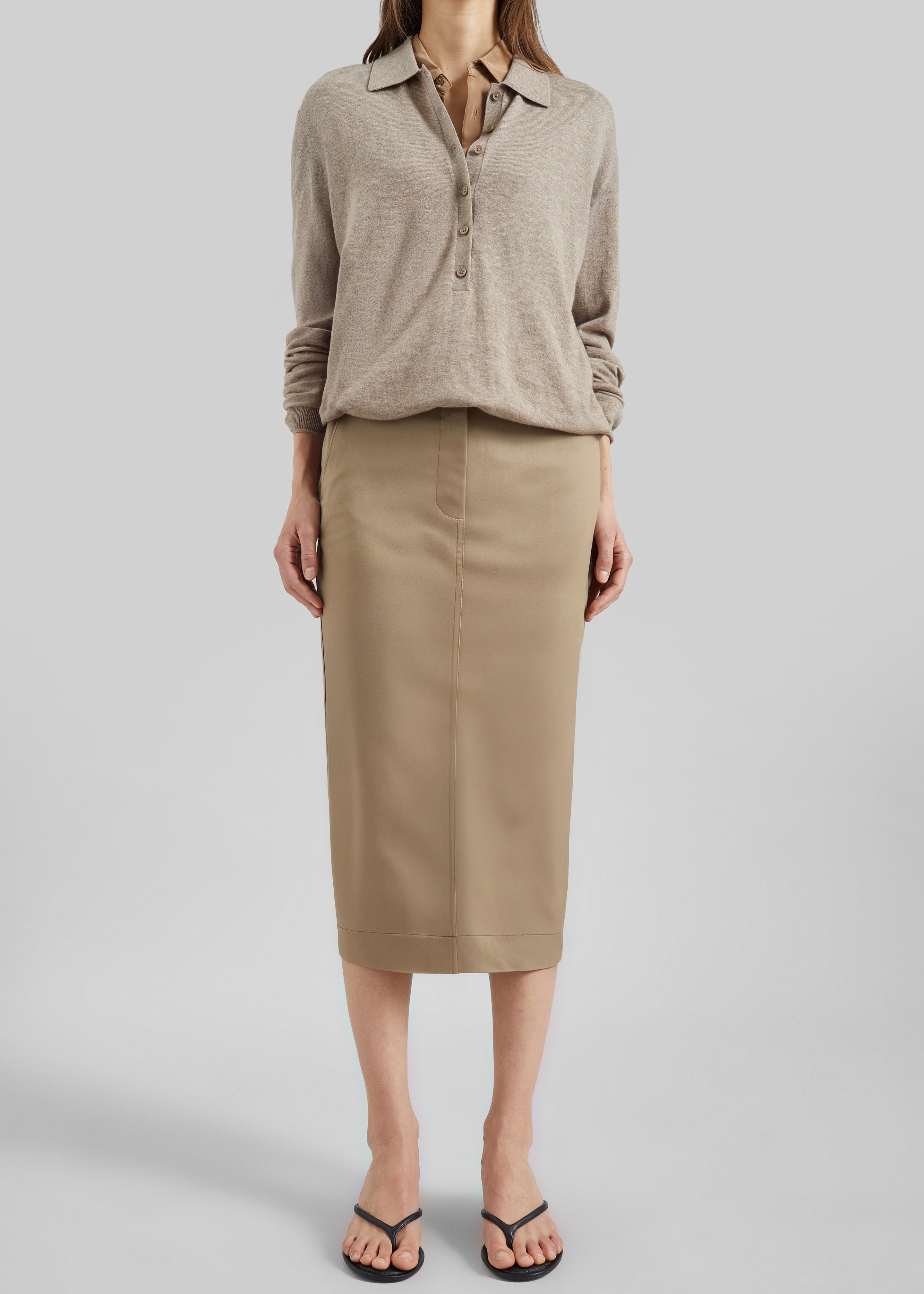 TheLatest Donna Skirt - Cognac - 5