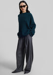 TheLatest Billie Wool Trousers - Dark Grey