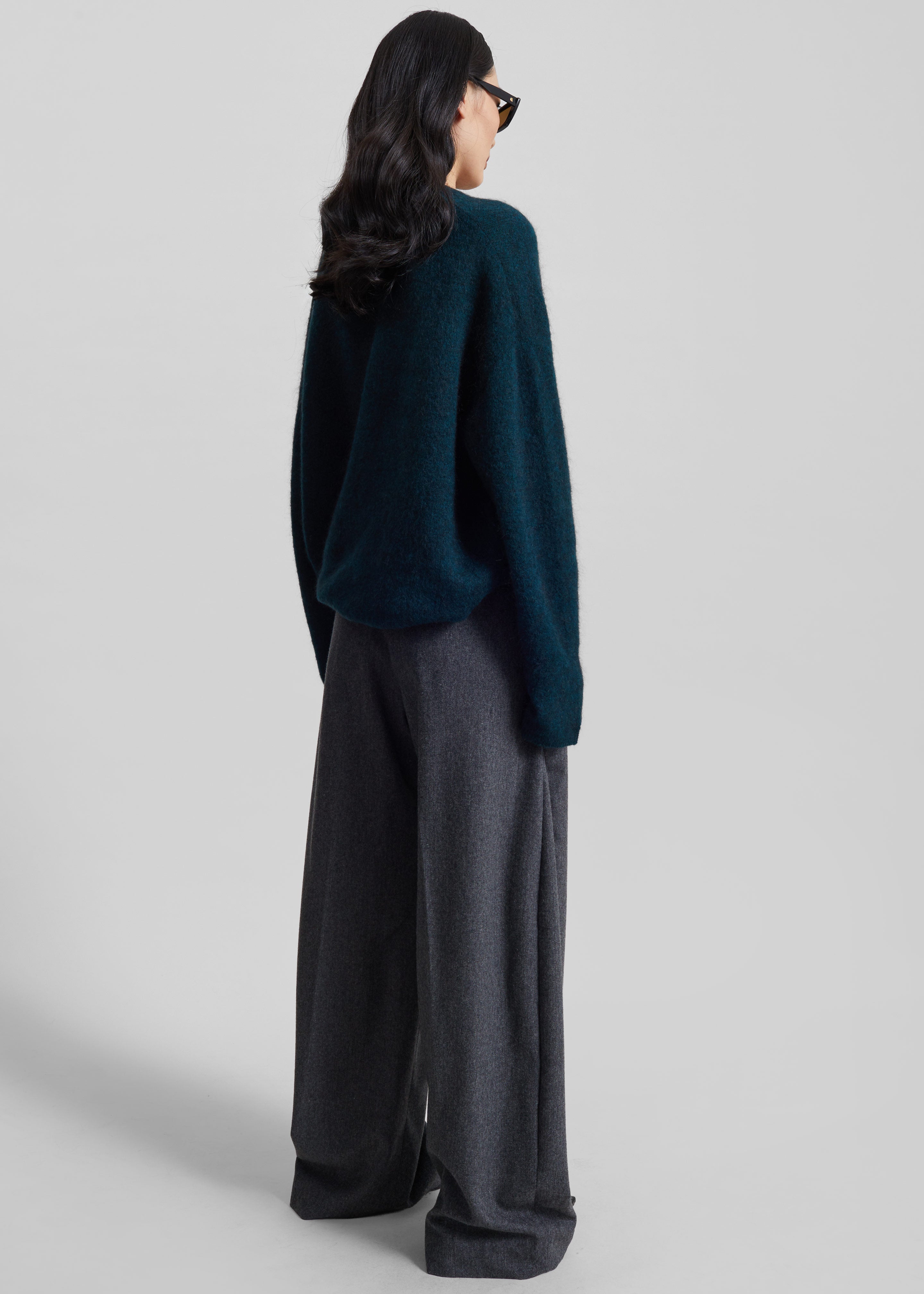 TheLatest Billie Wool Trousers - Dark Grey - 6