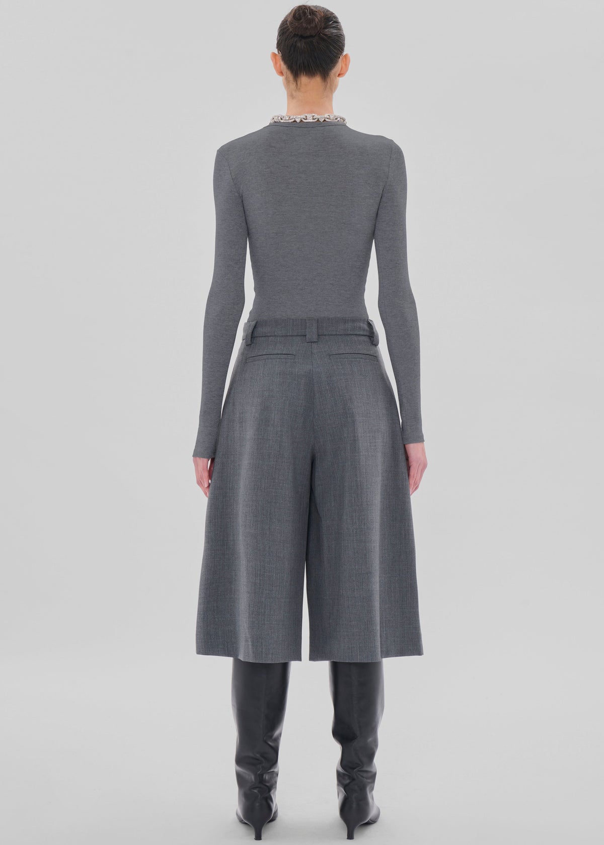 TheLatest E-Dakota Bermuda - Grey Melange