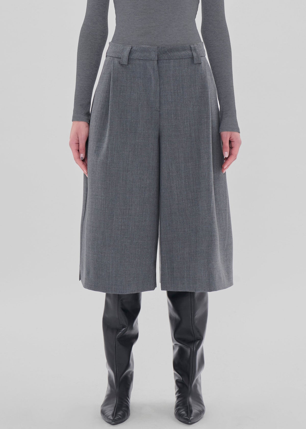 TheLatest E-Dakota Bermuda - Grey Melange