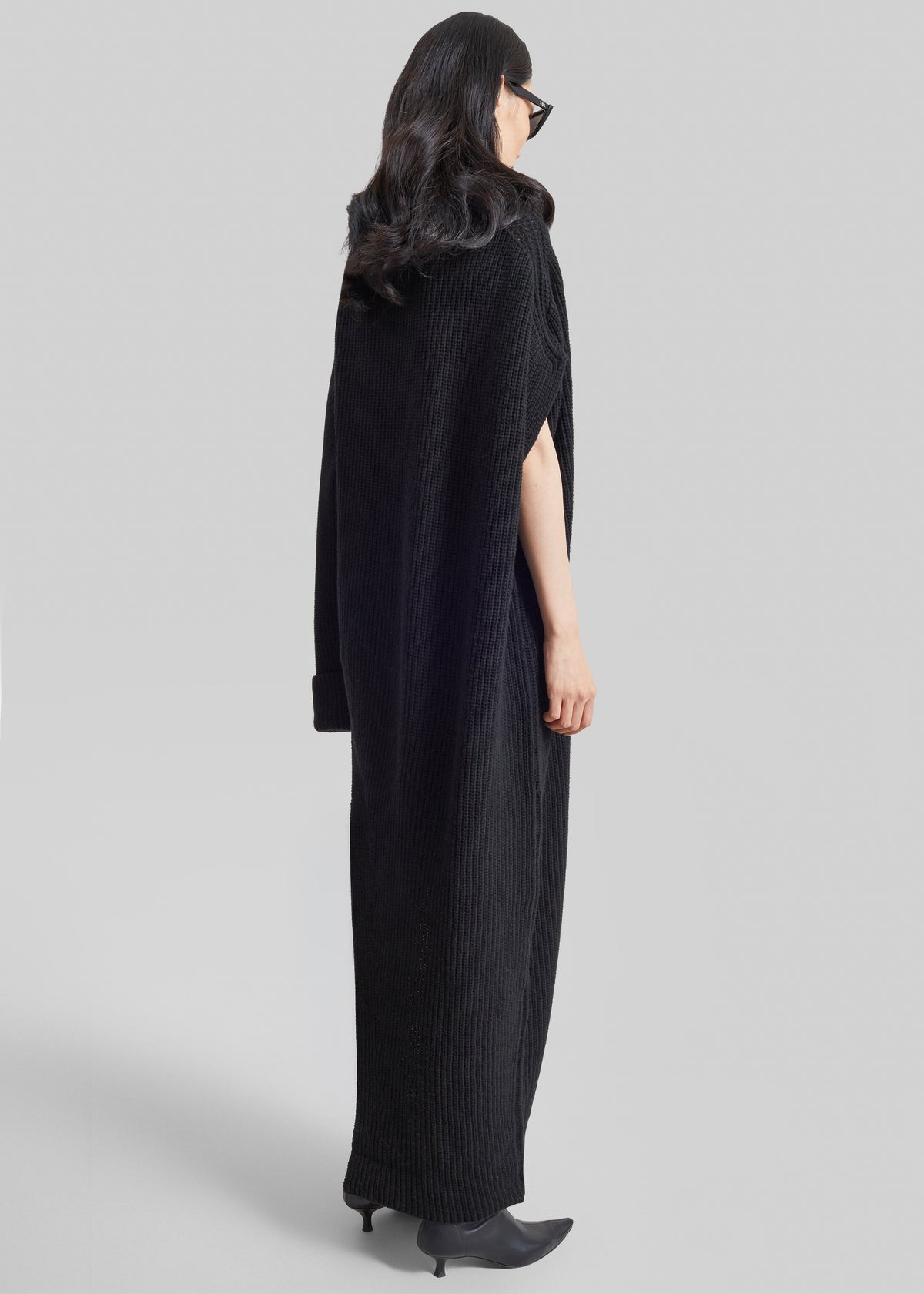 TheLatest Edith Long Knitwear - Black