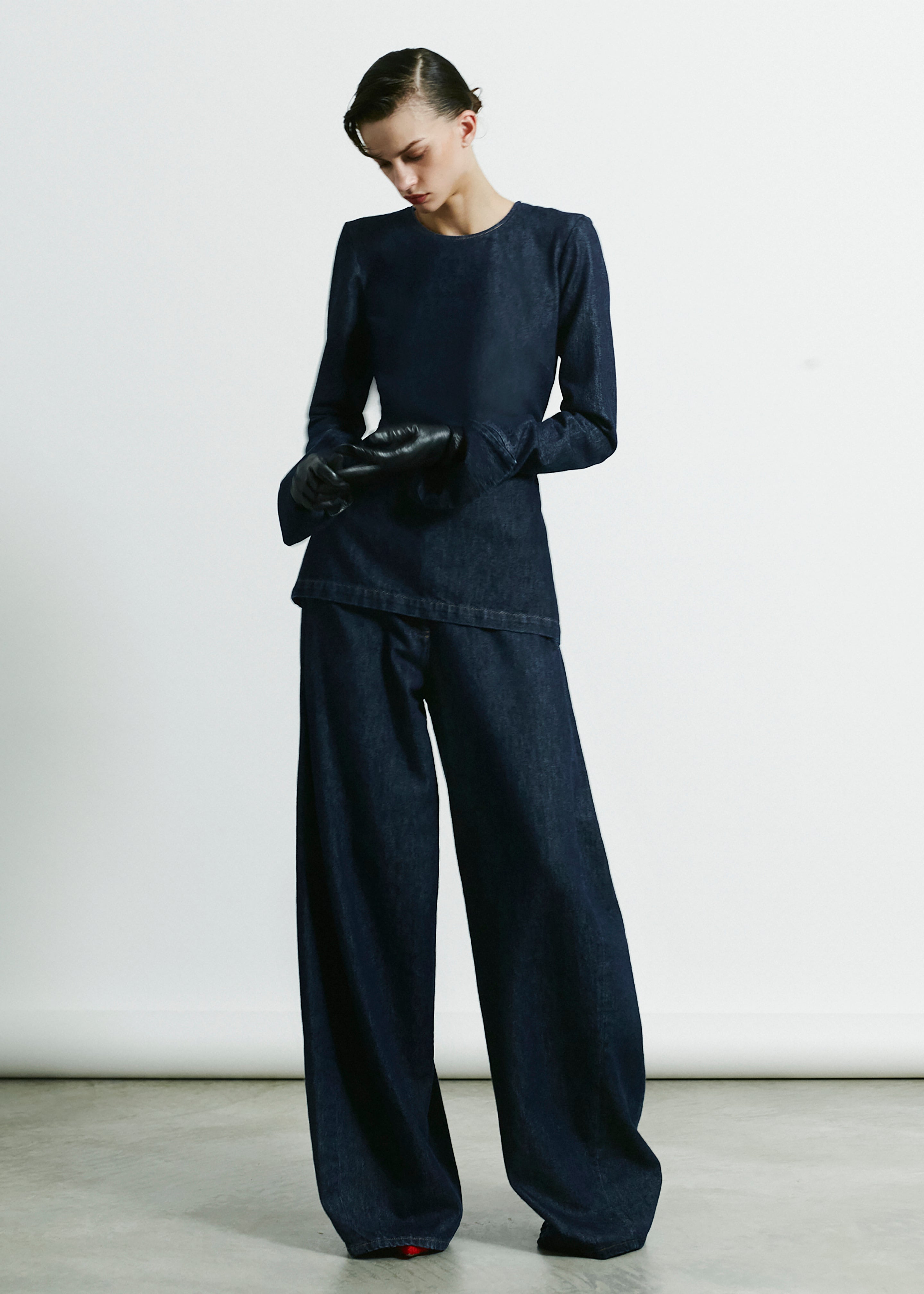 TheLatest Evie Denim Pants - Blue - 5