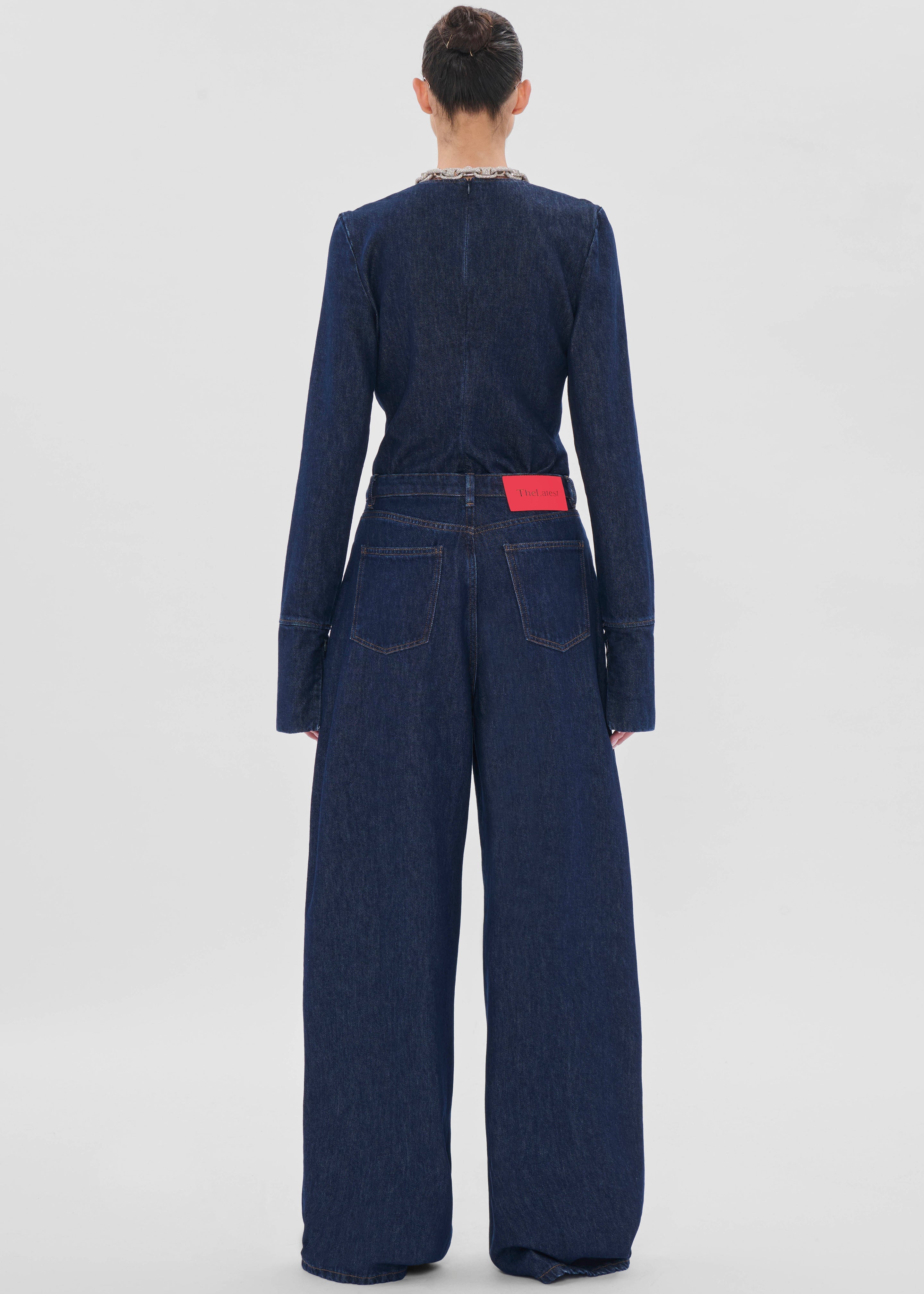 TheLatest Evie Denim Pants - Blue - 8