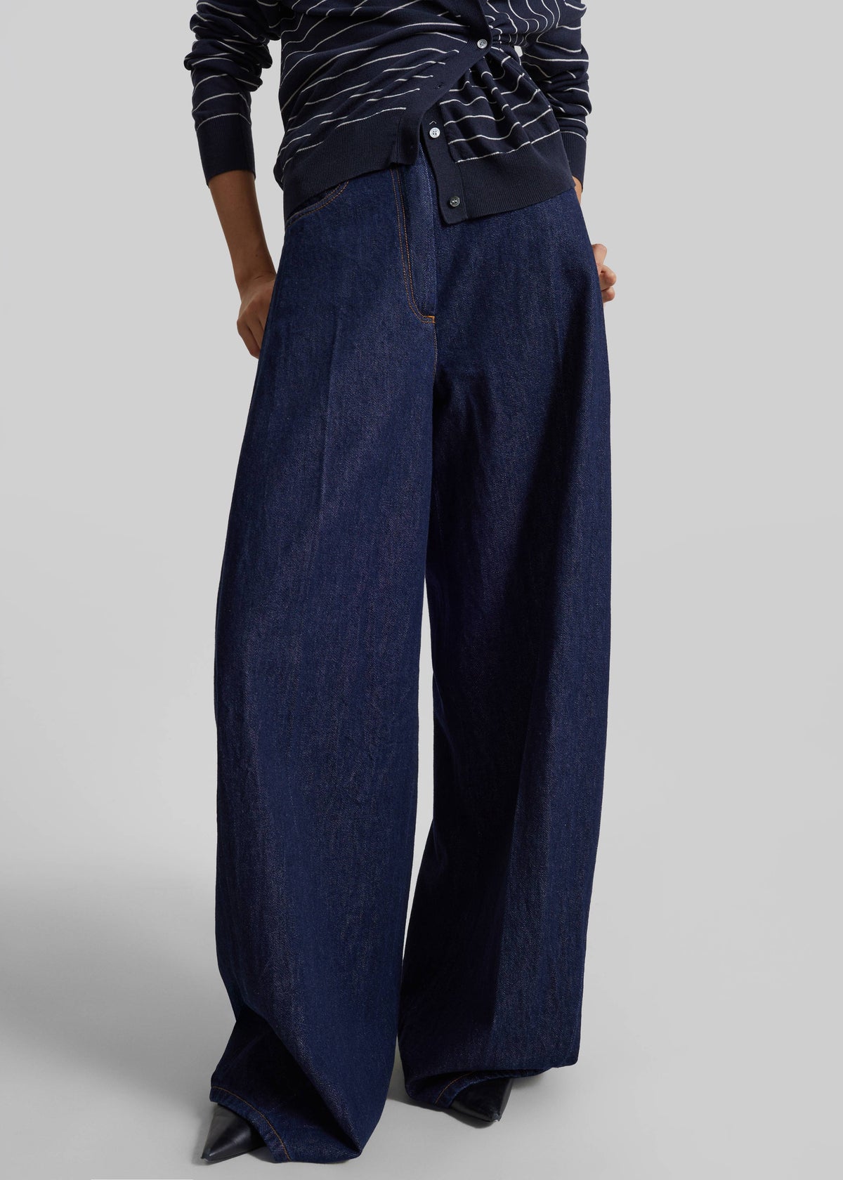 TheLatest Evie Denim Pants - Blue - 2
