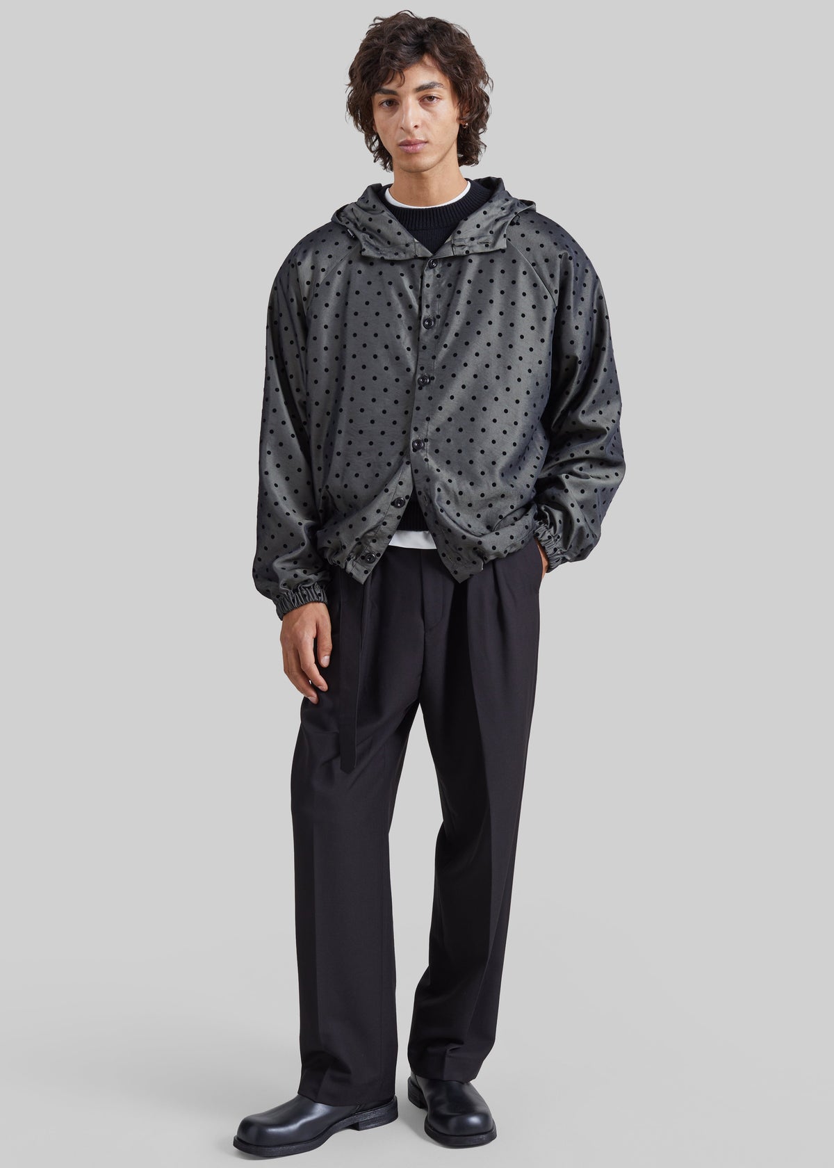 Theury Belted Trousers - Black