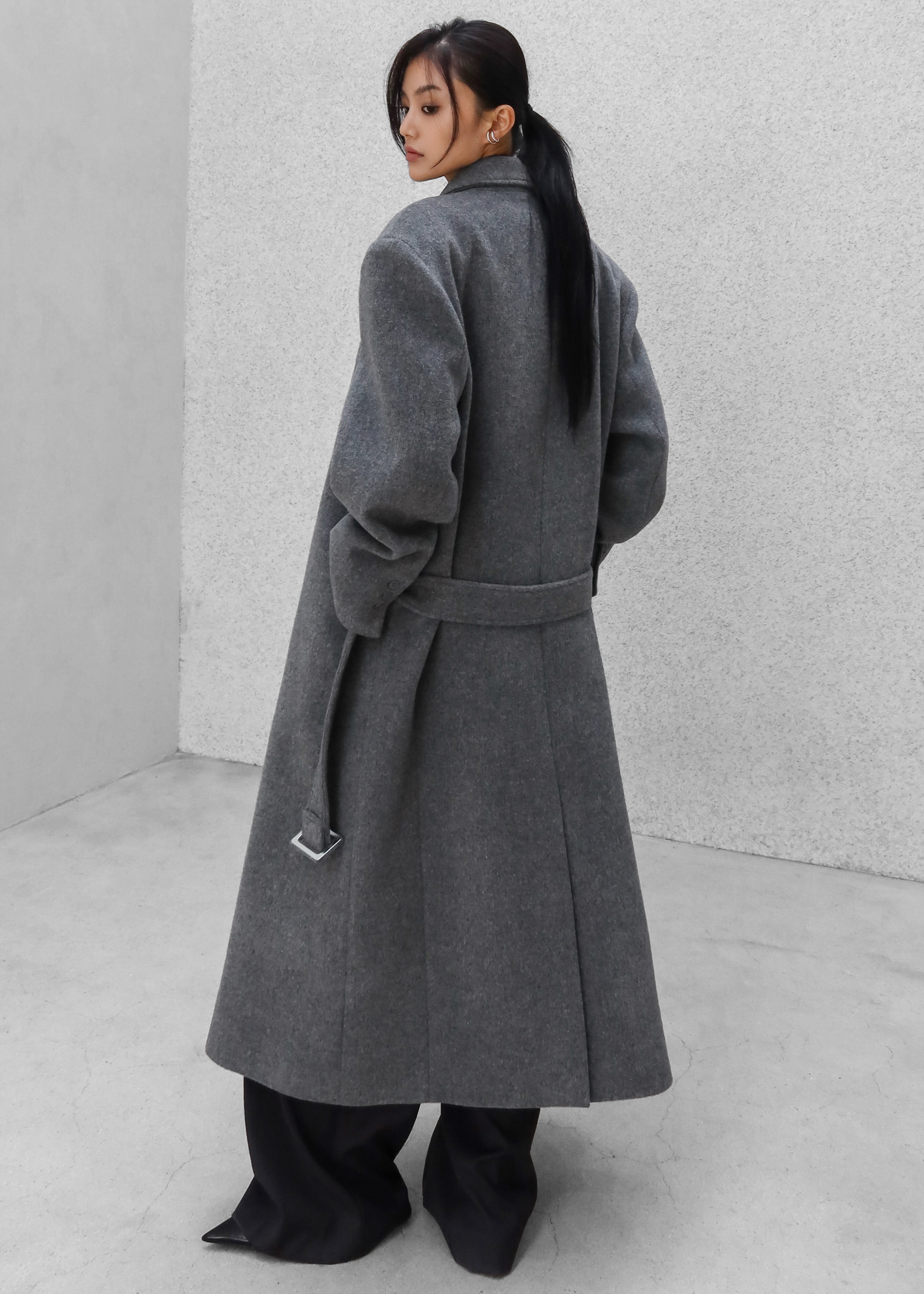 Ticino Wool Coat - Grey - 11