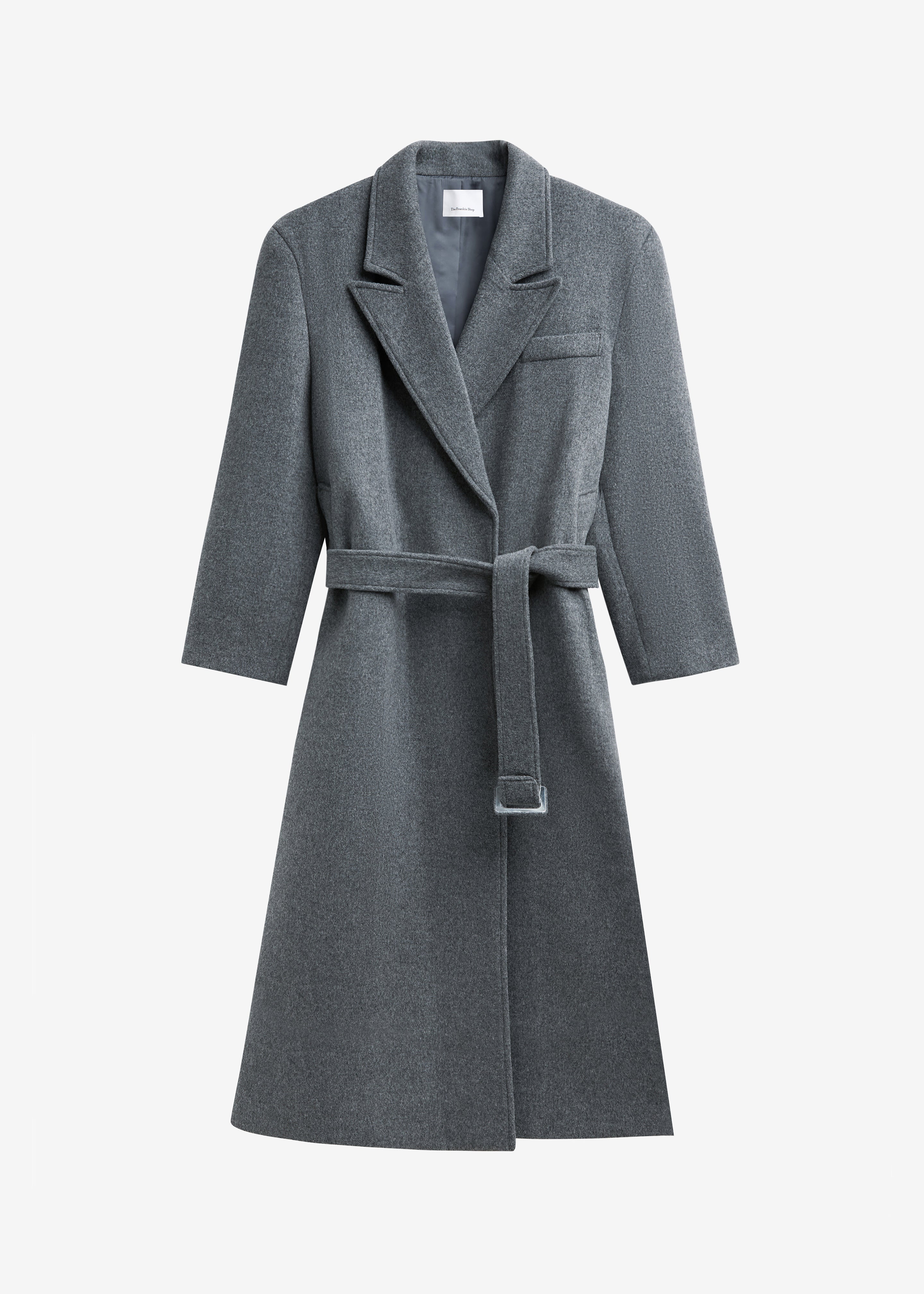 Ticino Wool Coat - Grey – The Frankie Shop Europe