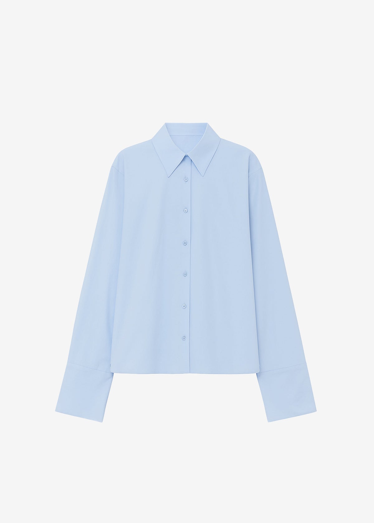 Tila Wide Sleeve Shirt - Light Blue - 10