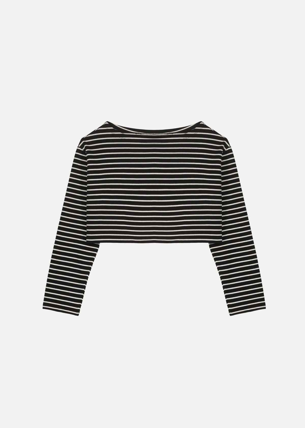 Tilla Boatneck Top - White Stripe - 5