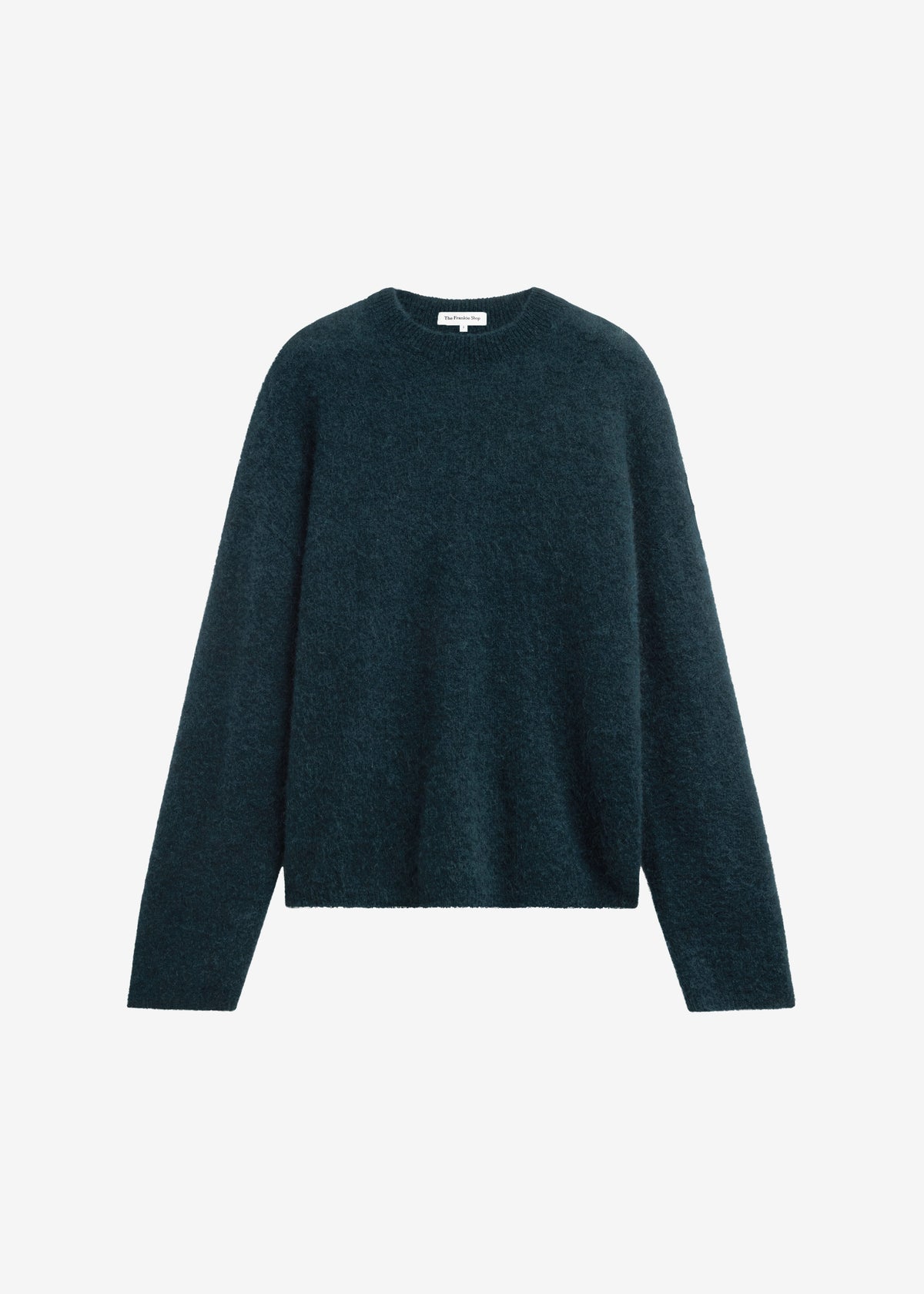 Timea Mohair Fuzzy Sweater - Bottle Green - 8
