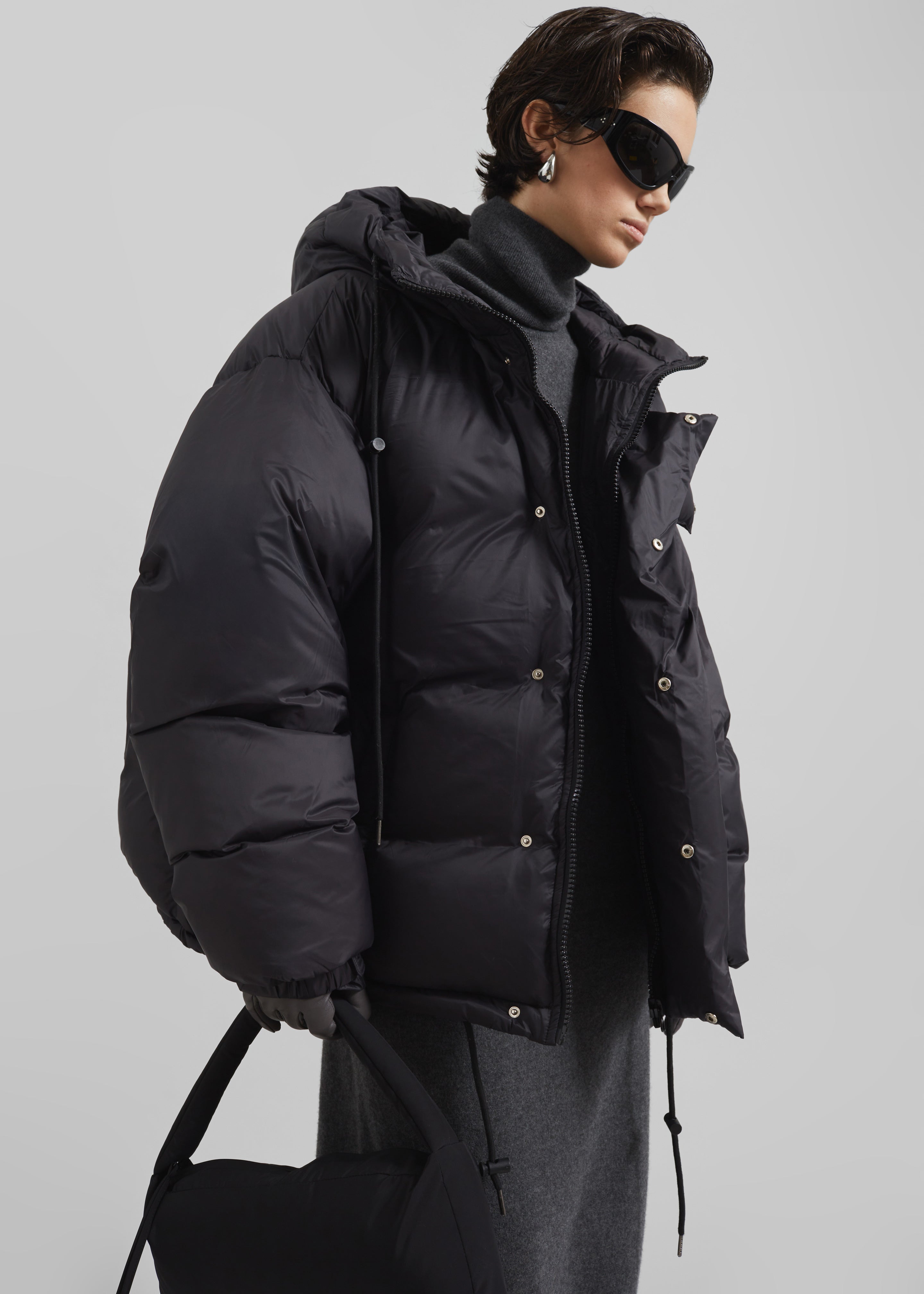 Timra Puffer Jacket - Black - 6