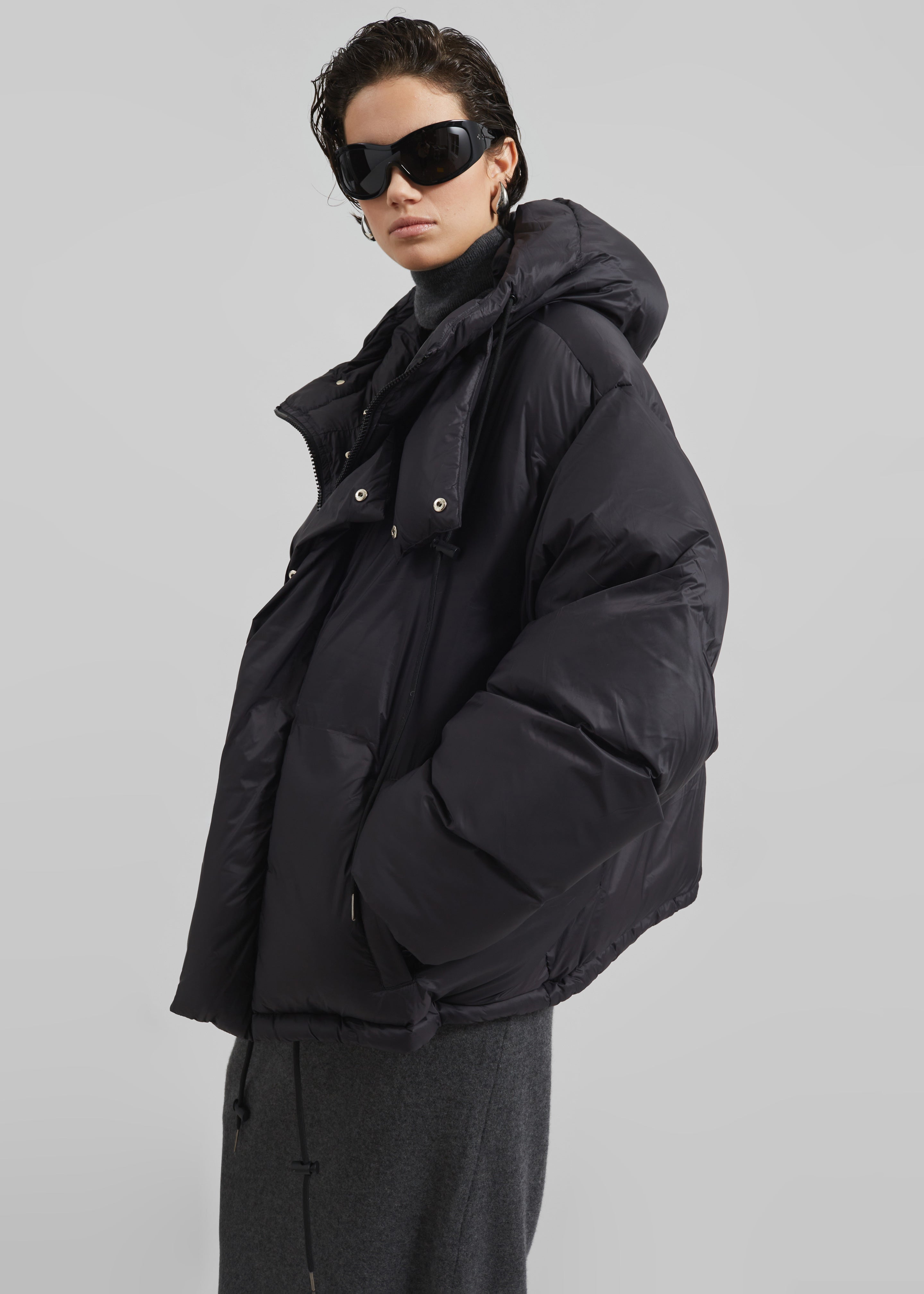 Timra Puffer Jacket - Black - 8