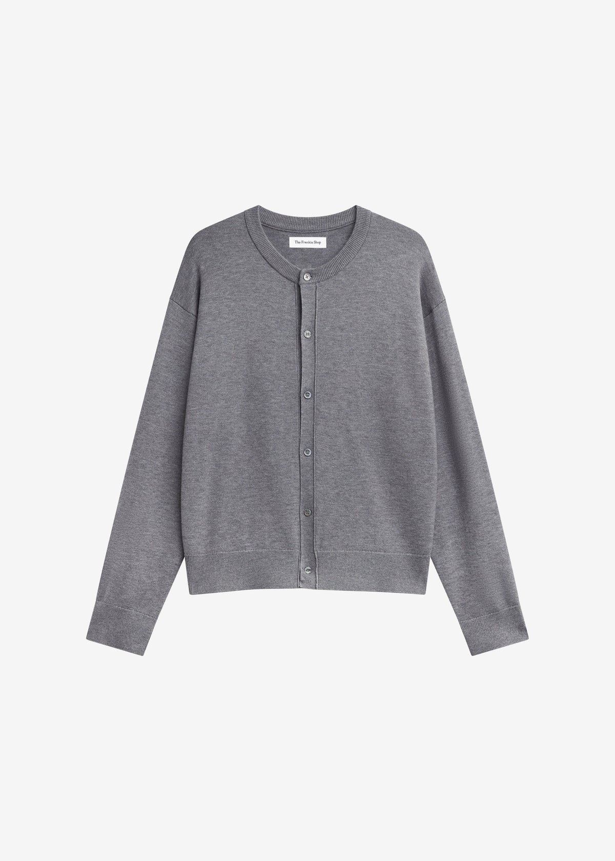 Tino Crewneck Cardigan - Grey