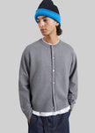 Tino Crewneck Cardigan - Grey