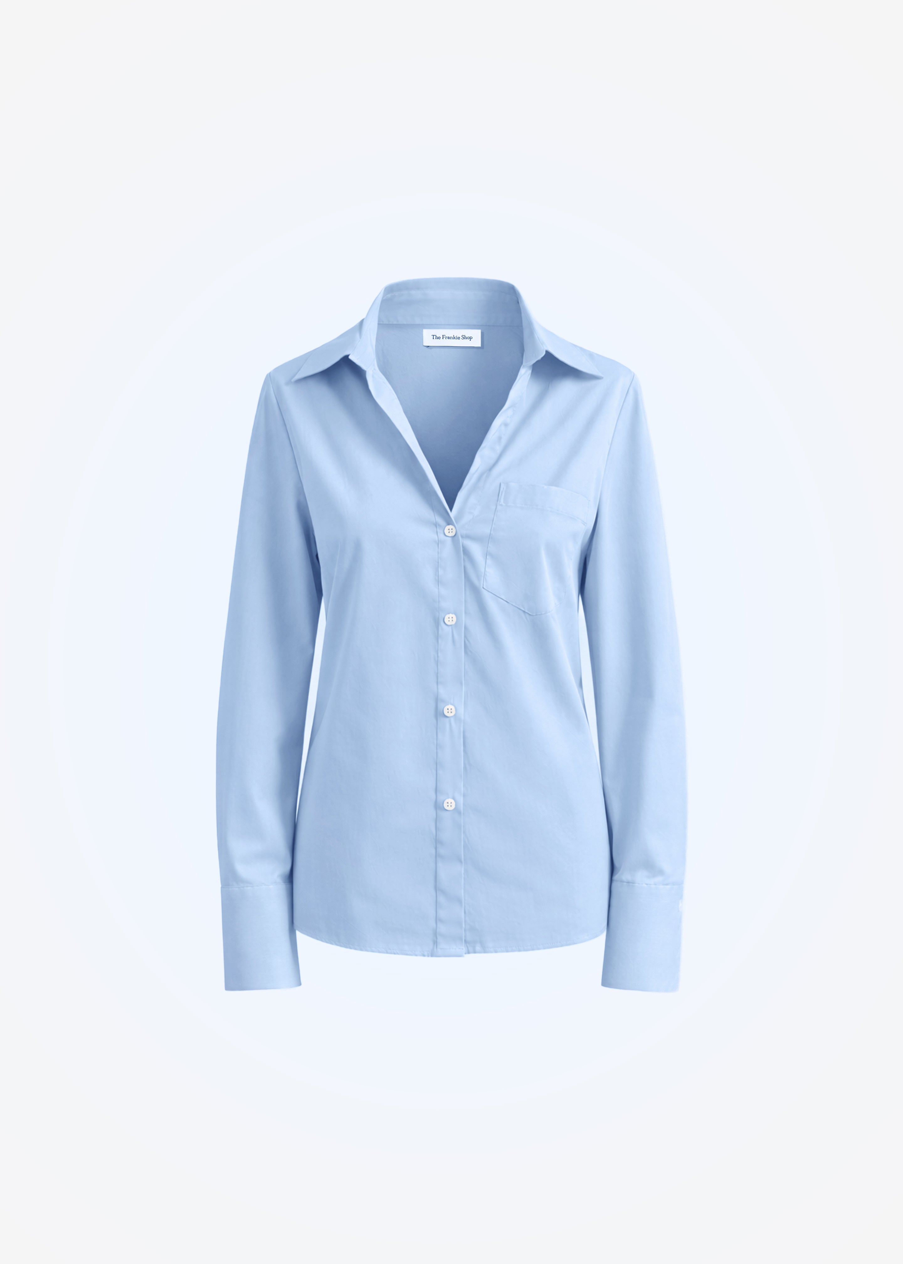 Tiona Fitted Shirt - Light Blue - 6
