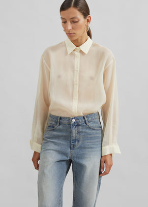 Toledo Sheer Shirt - Beige